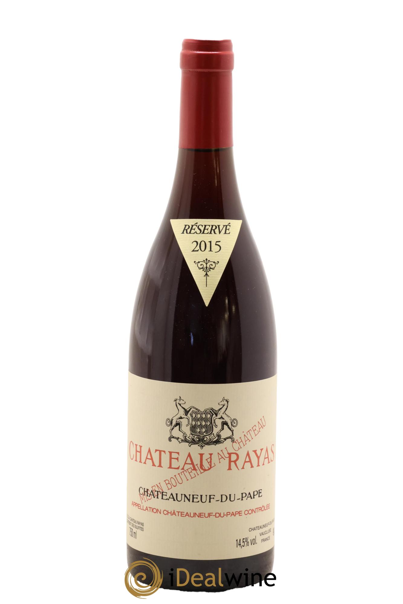 Châteauneuf-du-Pape Château Rayas Emmanuel Reynaud 2015 - Lot de 1 bouteille - 0