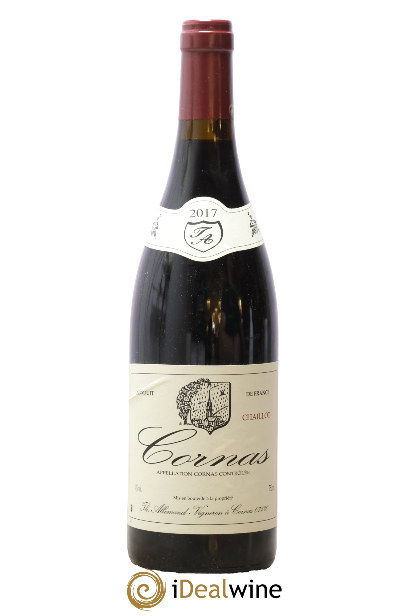Cornas Chaillot Thierry Allemand 2017 - Lot de 1 bouteille - 0