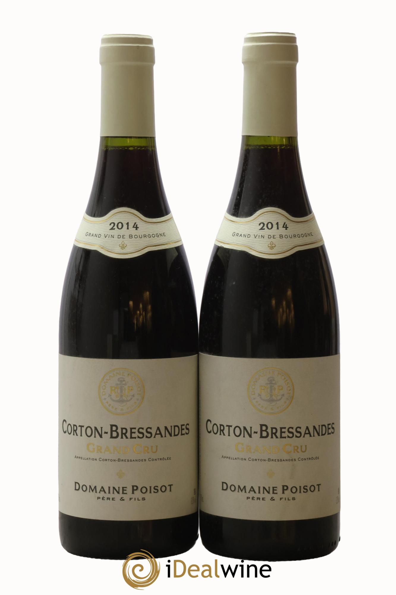 Corton Bressandes Grand Cru Poisot Père et Fils 2014 - Posten von 2 Flaschen - 0