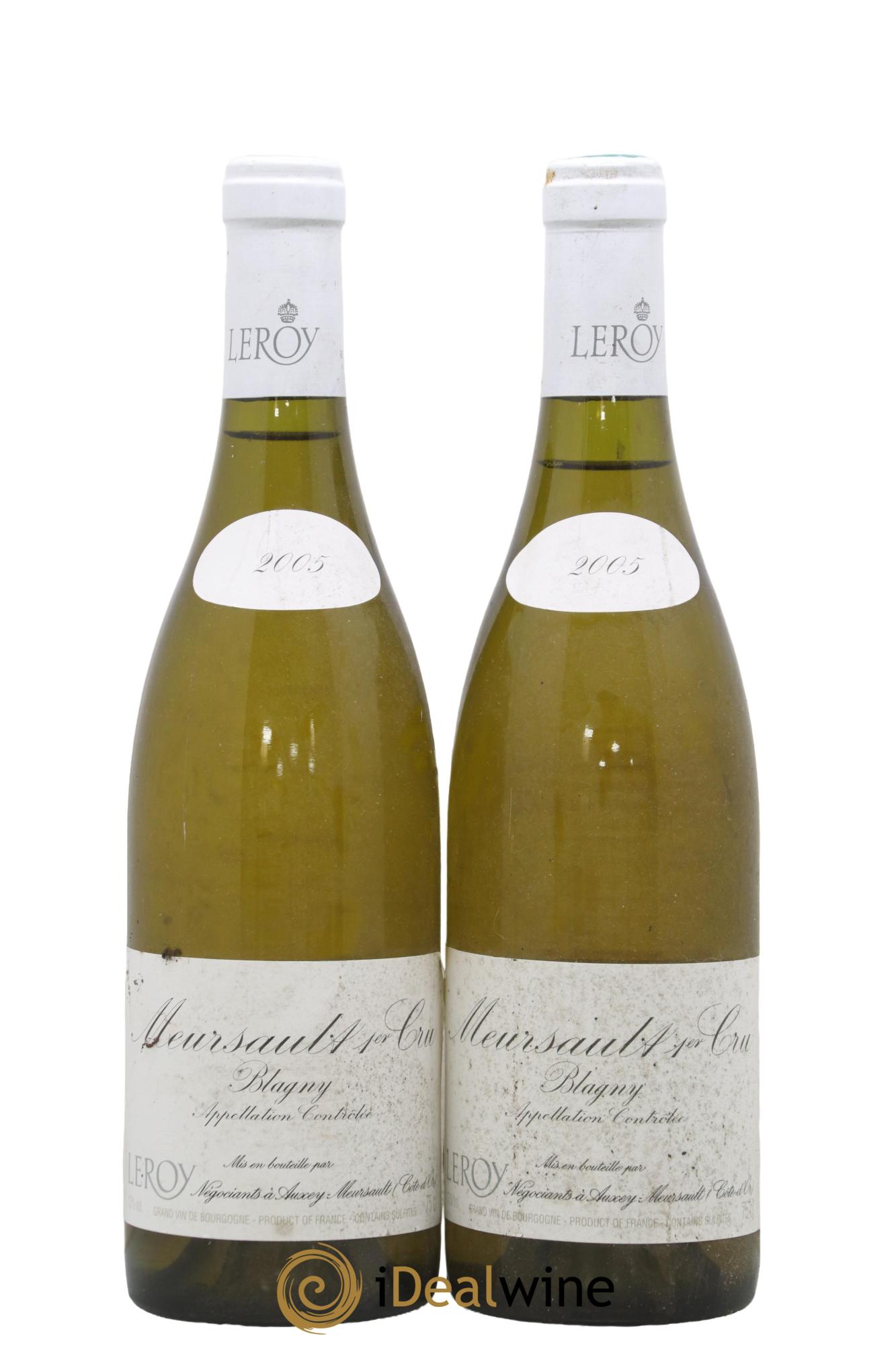 Meursault 1er Cru Blagny Leroy SA 2005 - Lot de 2 bouteilles - 0