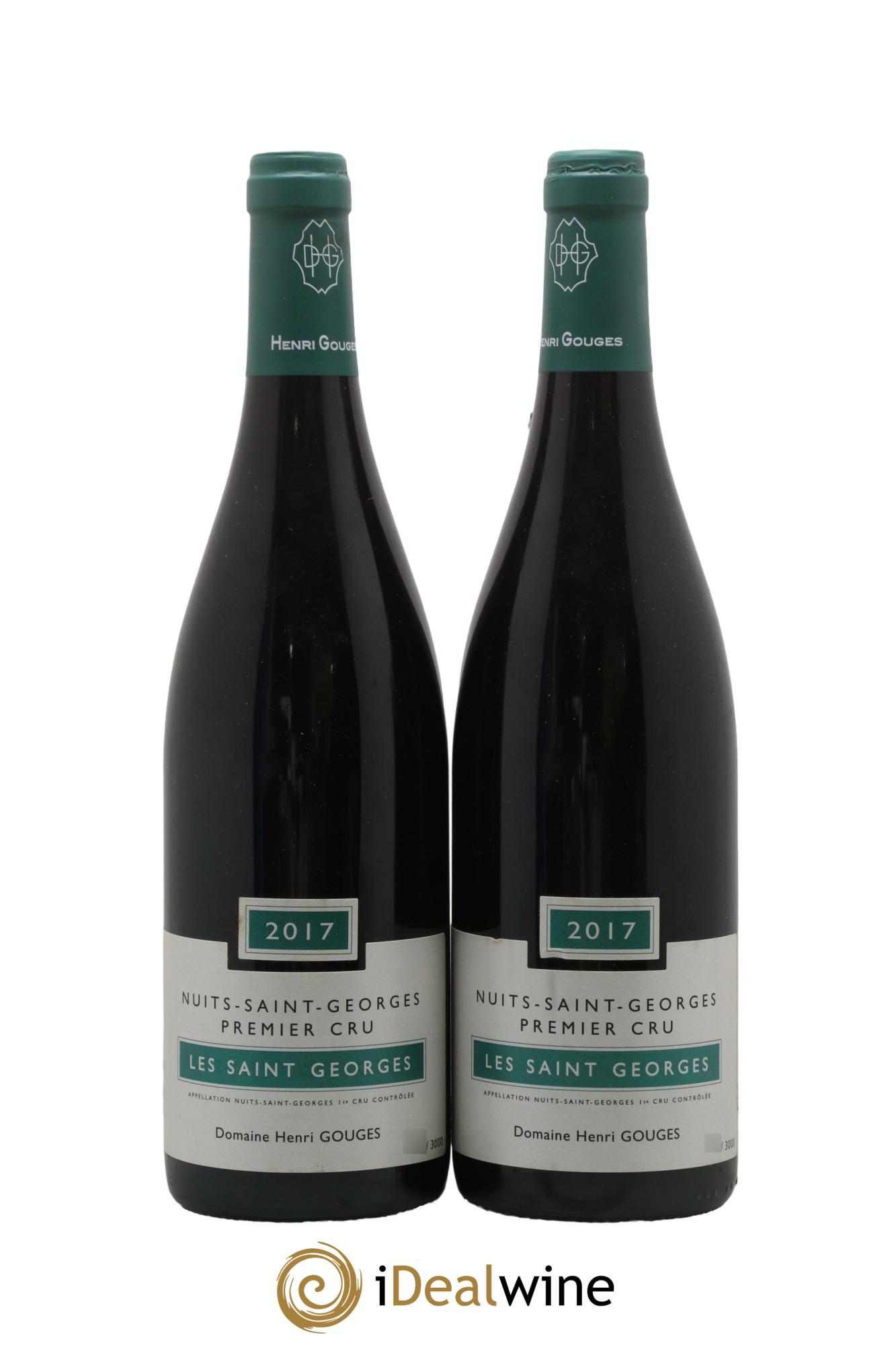 Nuits-Saint-Georges 1er Cru Les Saints Georges Henri Gouges 2017 - Lot de 2 bouteilles - 0