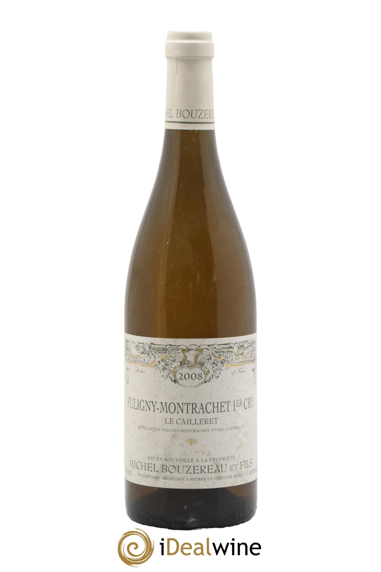 Puligny-Montrachet 1er Cru Le Cailleret Michel Bouzereau et Fils (Domaine) 2008 - Lot de 1 bouteille - 0