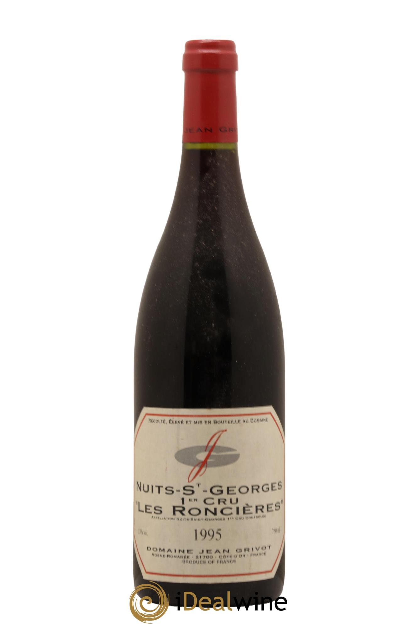 Nuits-Saint-Georges 1er Cru Roncière Jean Grivot 1995 - Lot de 1 bouteille - 0