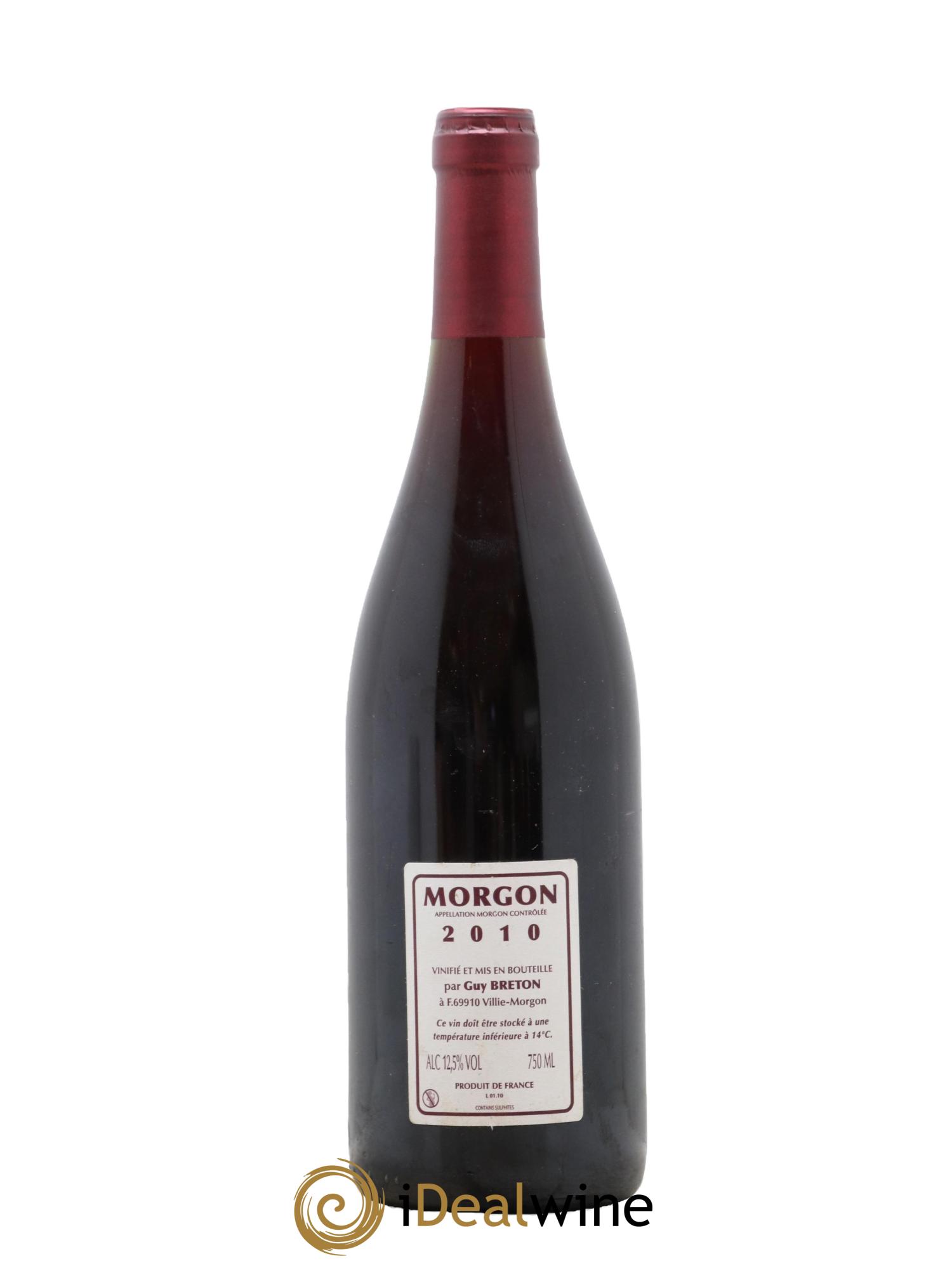 Morgon Ptit Max Guy Breton 2010 - Lot de 1 bouteille - 1