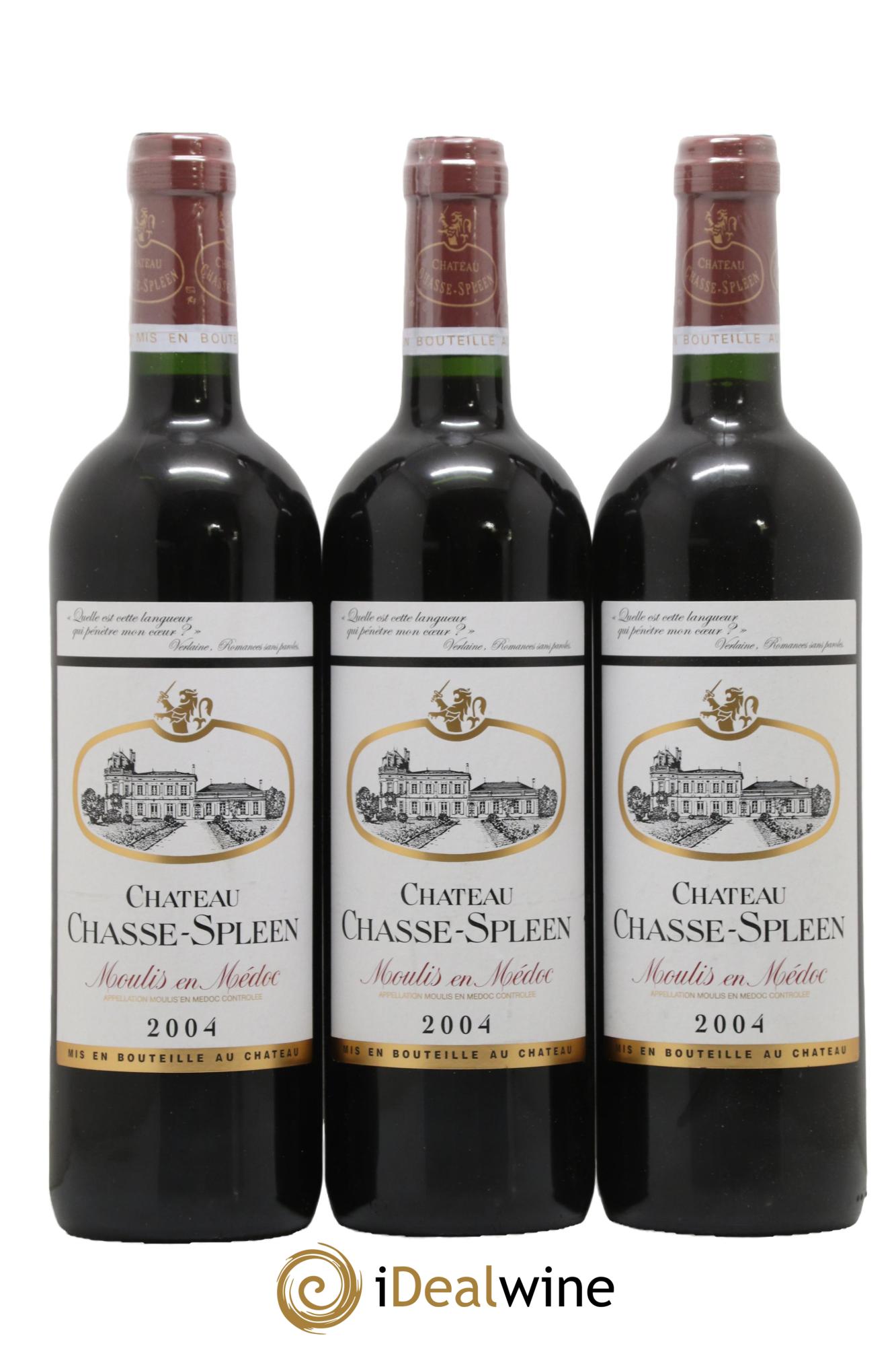 Château Chasse Spleen 2004 - Lot de 6 bouteilles - 2