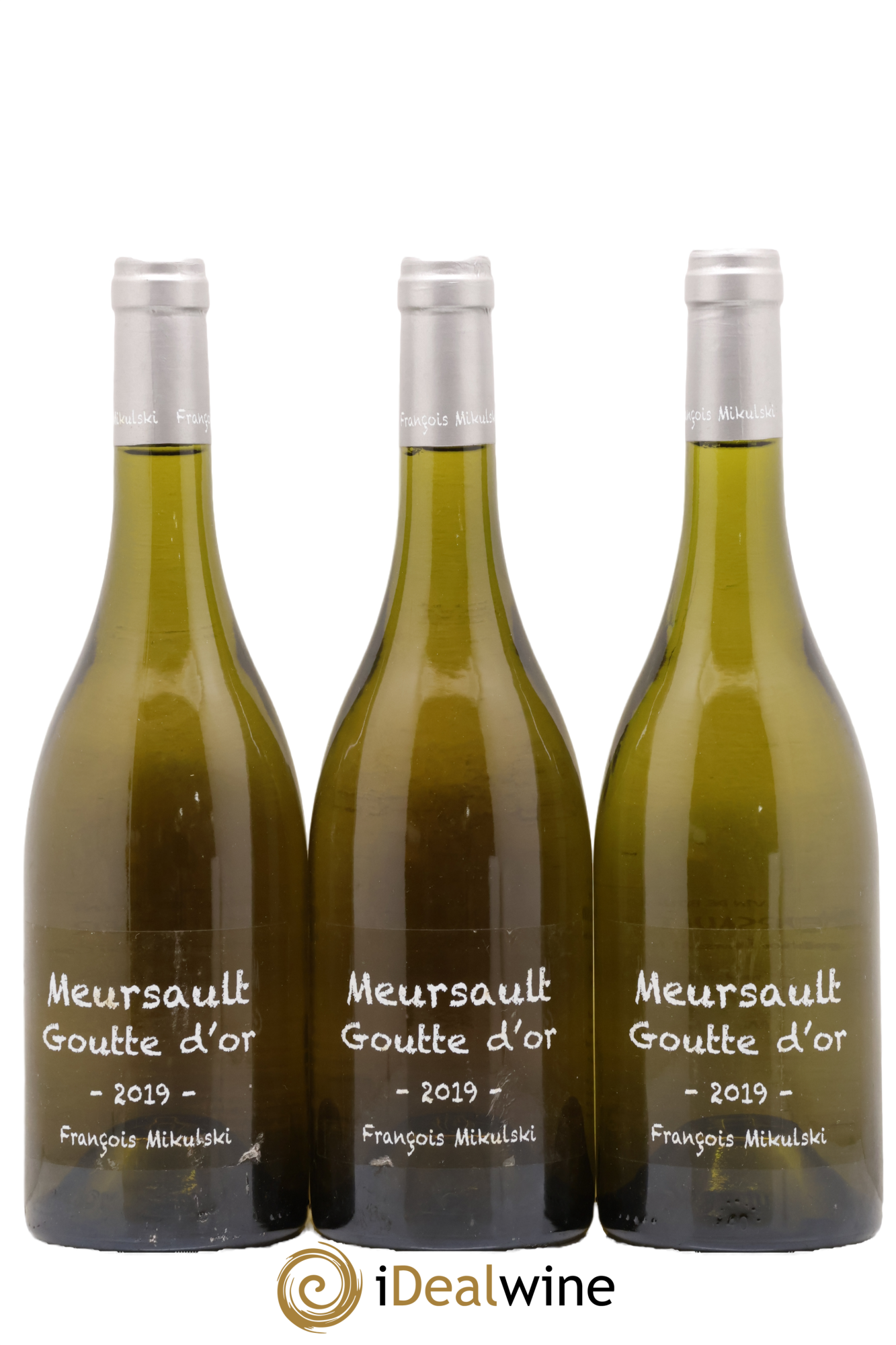 Meursault 1er Cru Goutte d'Or François Mikulski 2019 - Lotto di 3 bottiglie - 0