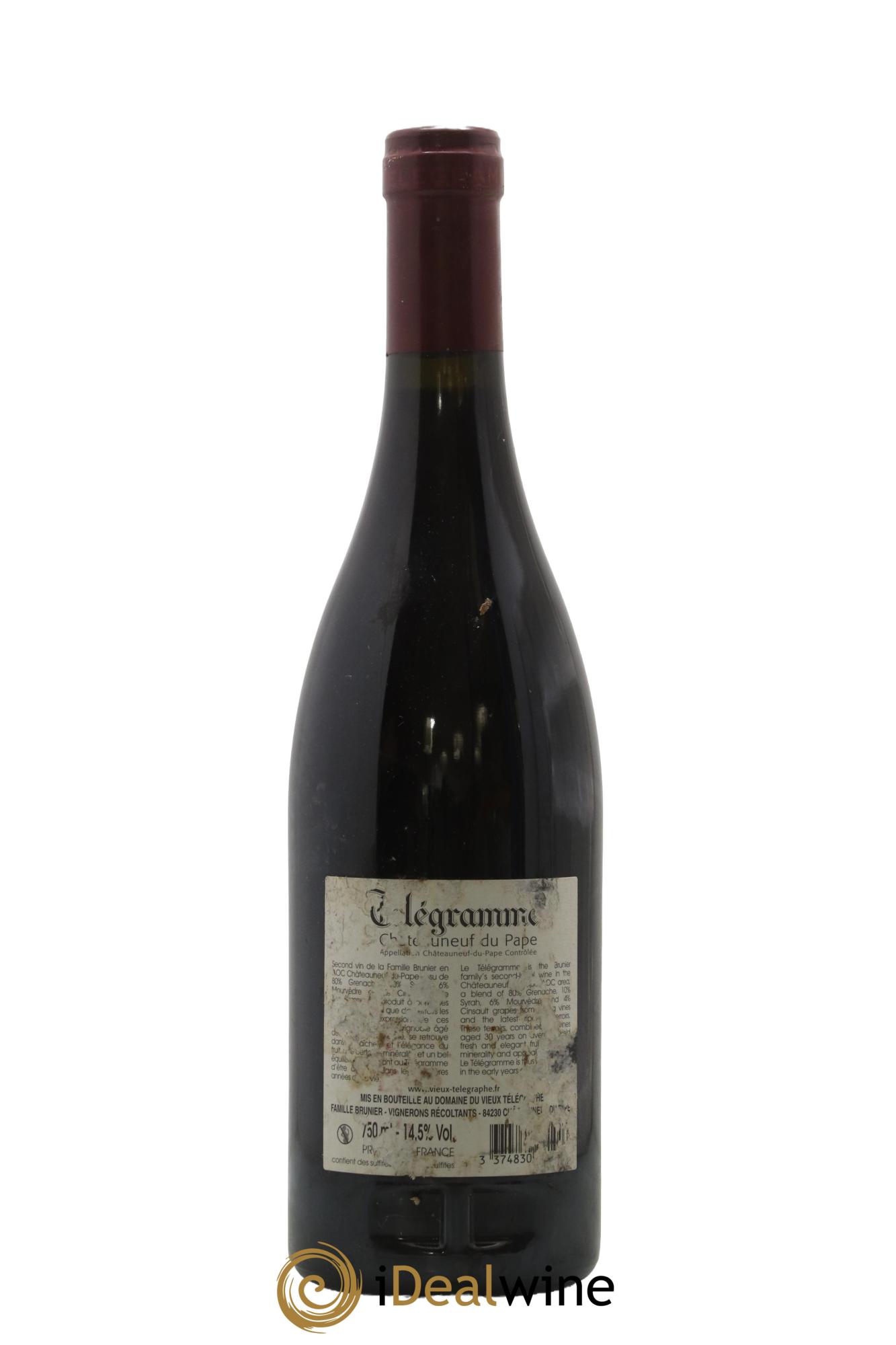 Châteauneuf-du-Pape Télégramme Vignobles Brunier 2014 - Lotto di 1 bottiglia - 1