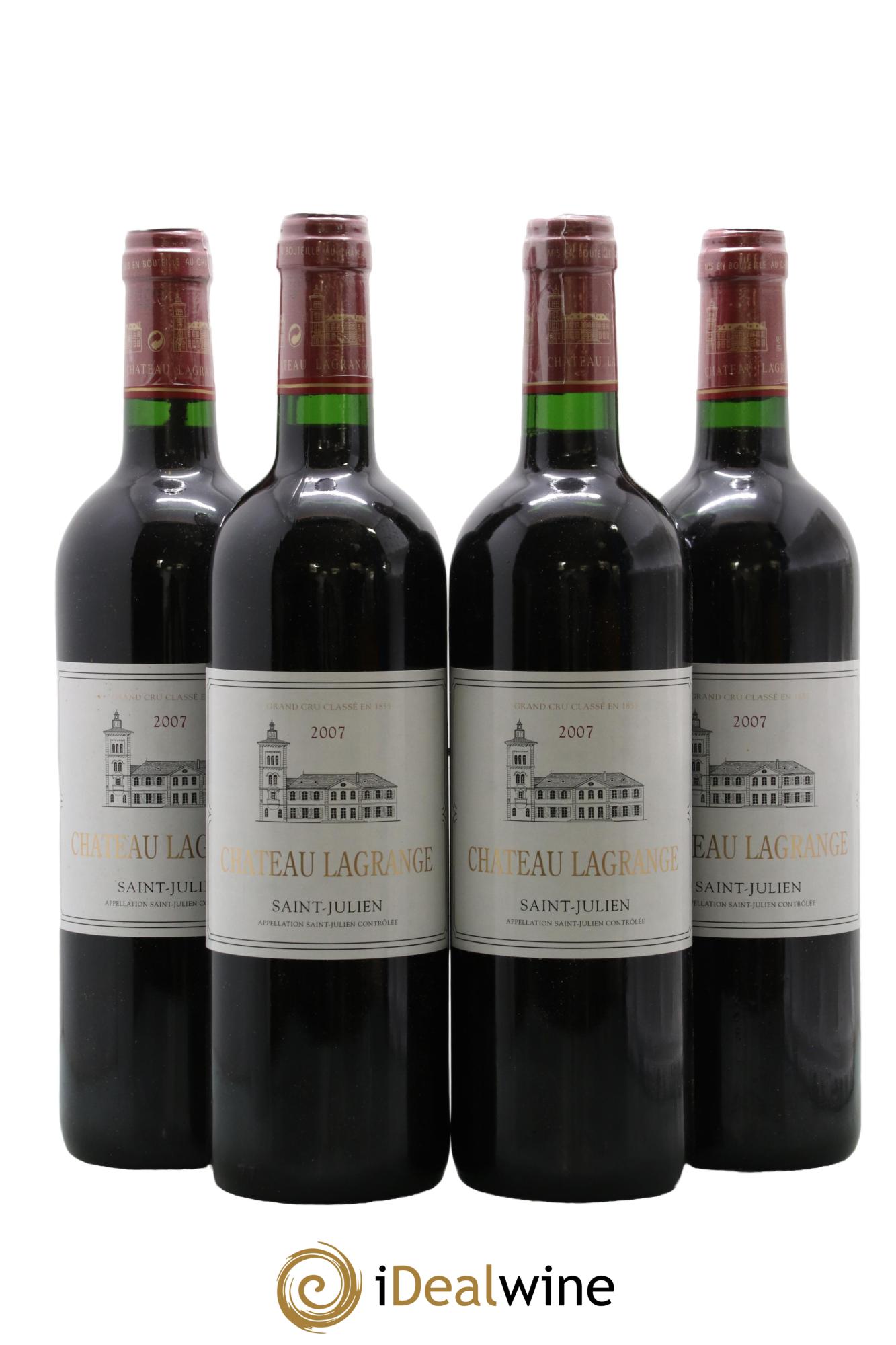 Château Lagrange 3ème Grand Cru Classé 2007 - Lot of 4 bottles - 0