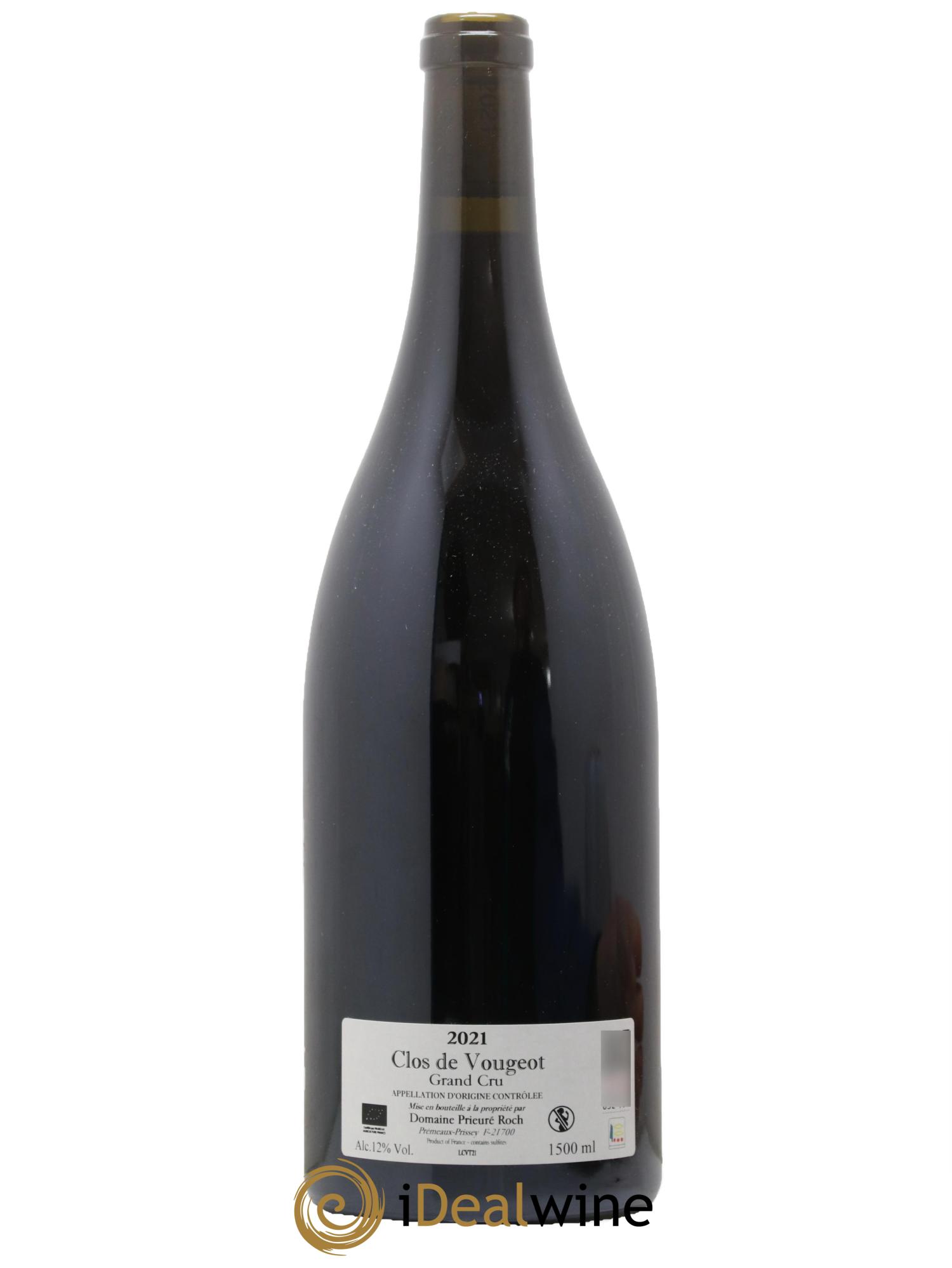 Clos de Vougeot Grand Cru Prieuré Roch 2021 - Lot de 1 magnum - 1