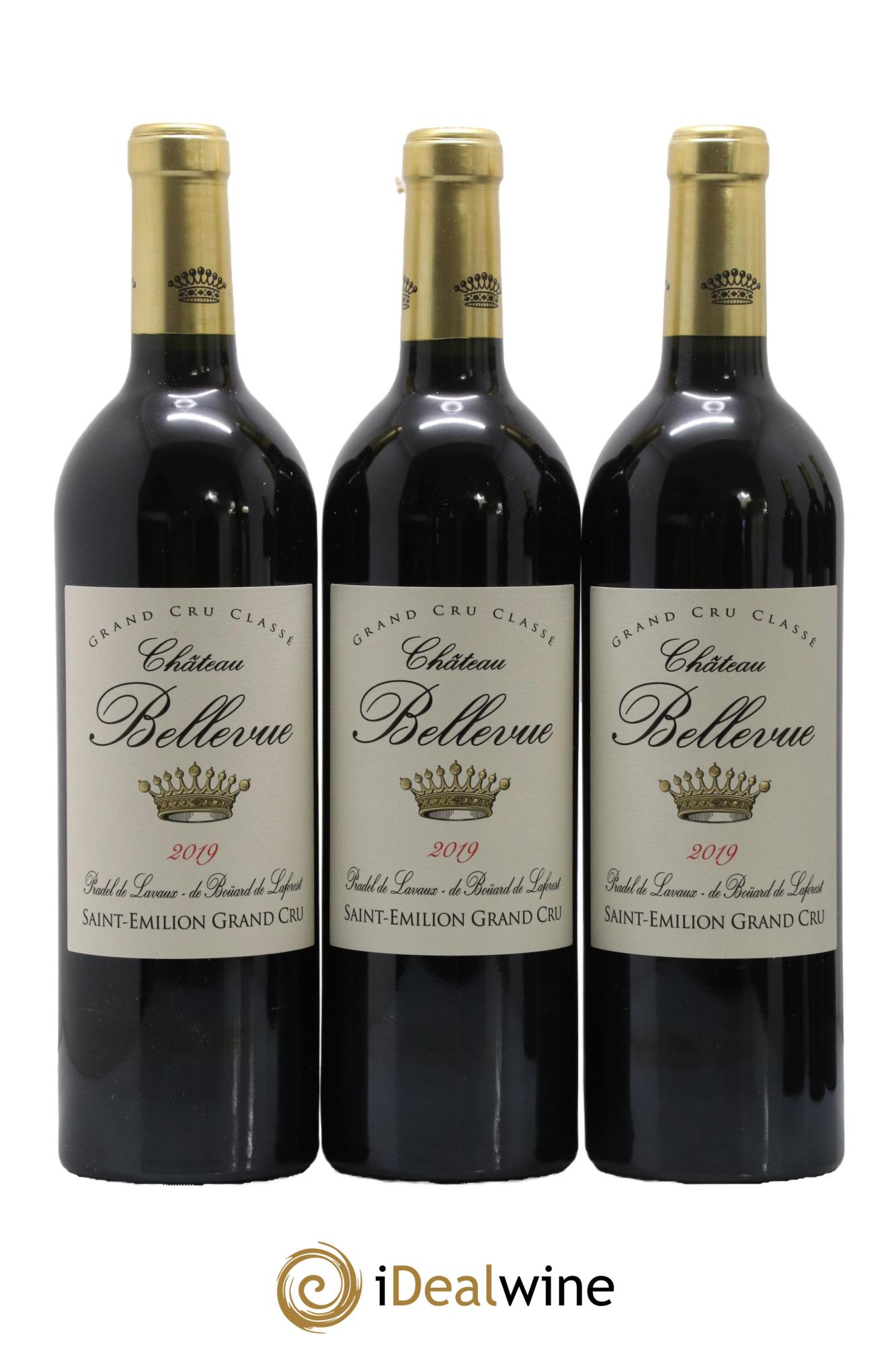 Château Bellevue Grand Cru Classé 2019 - Lot de 6 bouteilles - 1