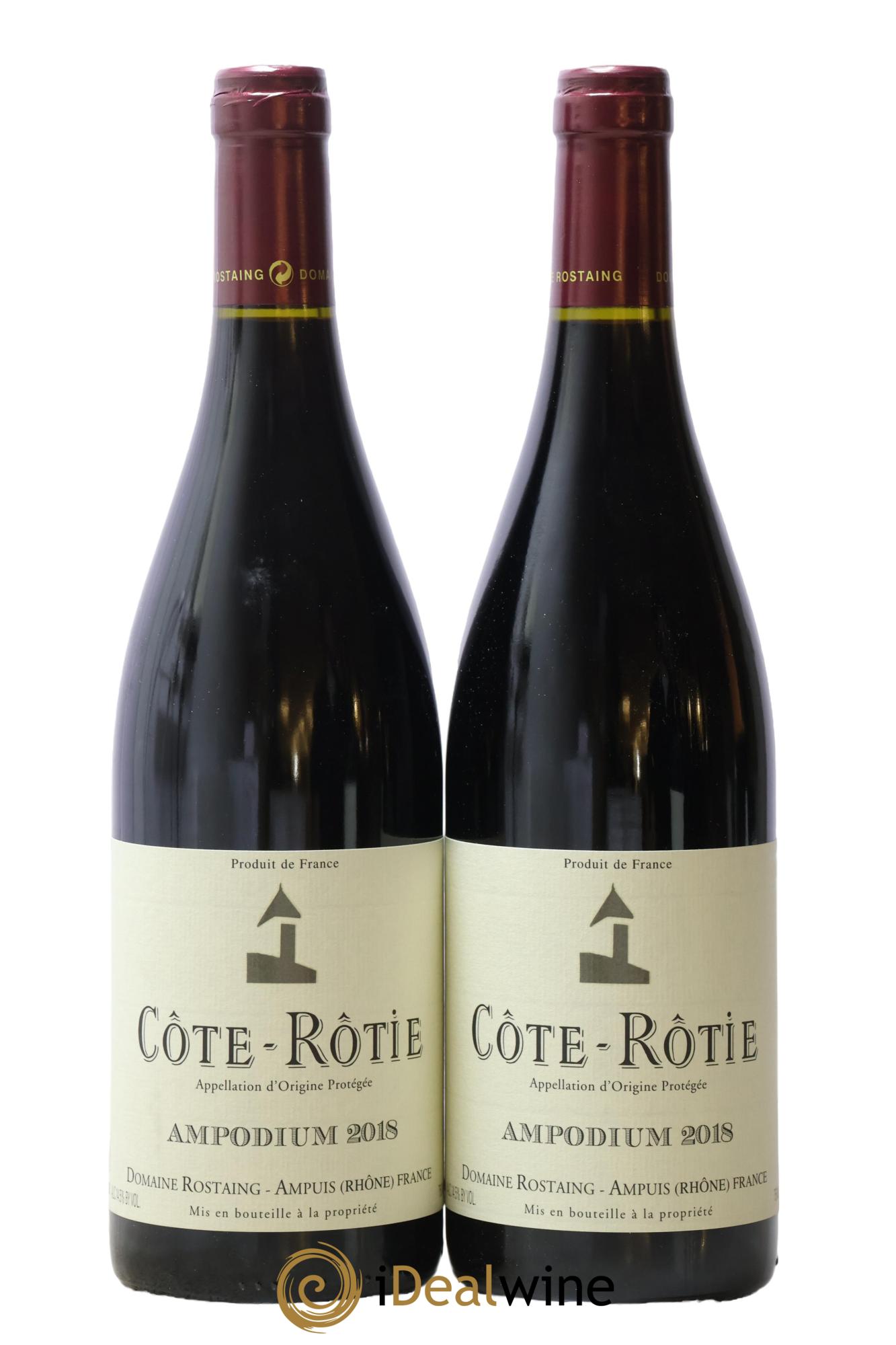 Côte-Rôtie Ampodium René Rostaing 2018 - Posten von 2 Flaschen - 0
