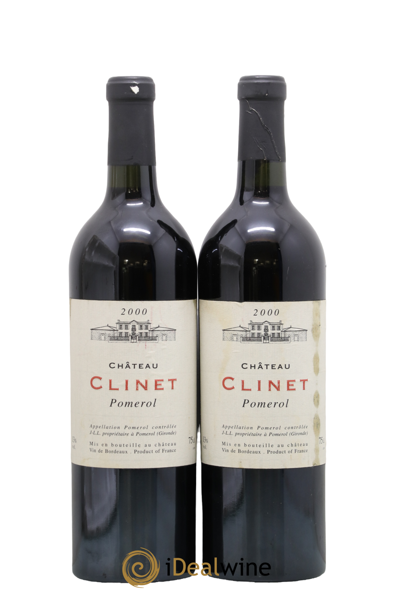 Château Clinet 2000 - Lot de 2 bouteilles - 0