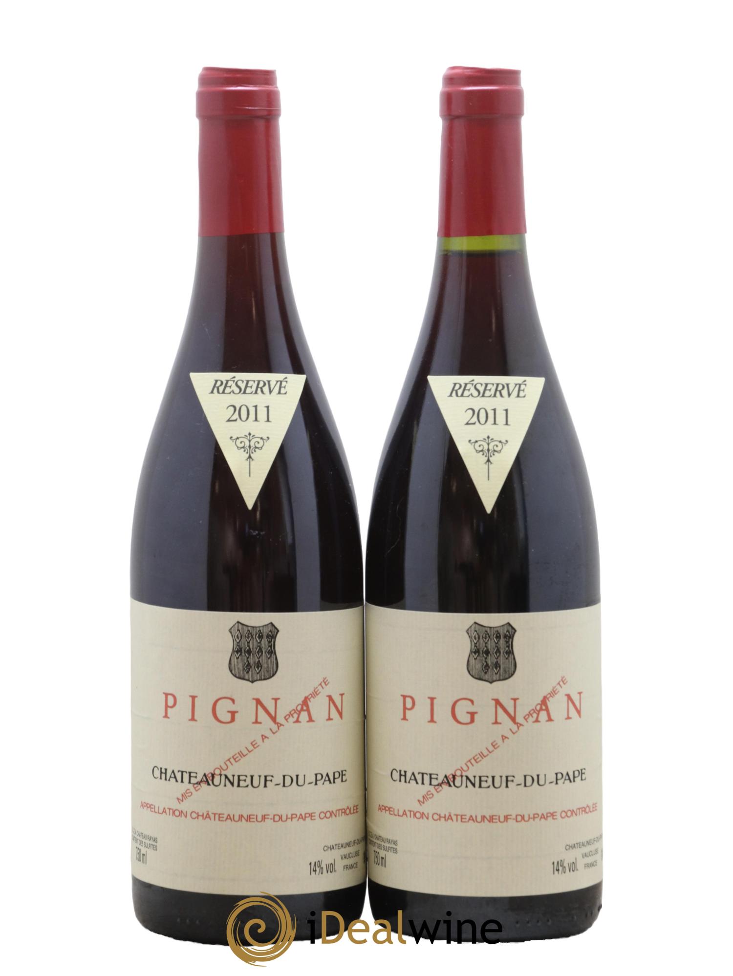 Châteauneuf-du-Pape Pignan Emmanuel Reynaud 2011 - Lot de 2 bouteilles - 0