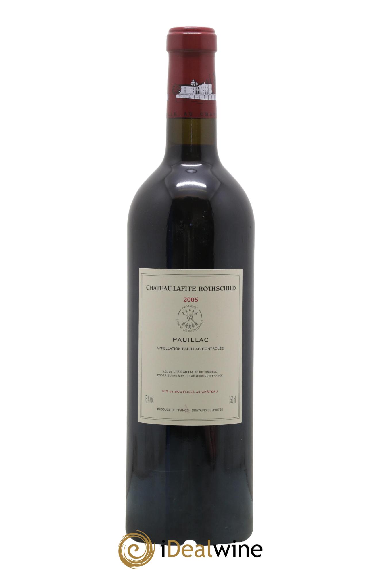 Château Lafite Rothschild 1er Grand Cru Classé 2005 - Lot de 1 bouteille - 1