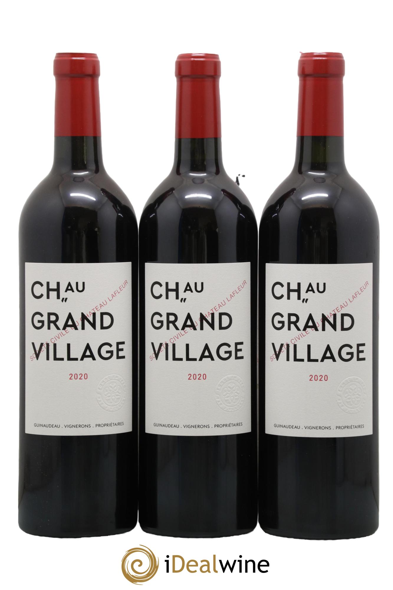 Château Grand Village 2020 - Lot de 3 bouteilles - 0