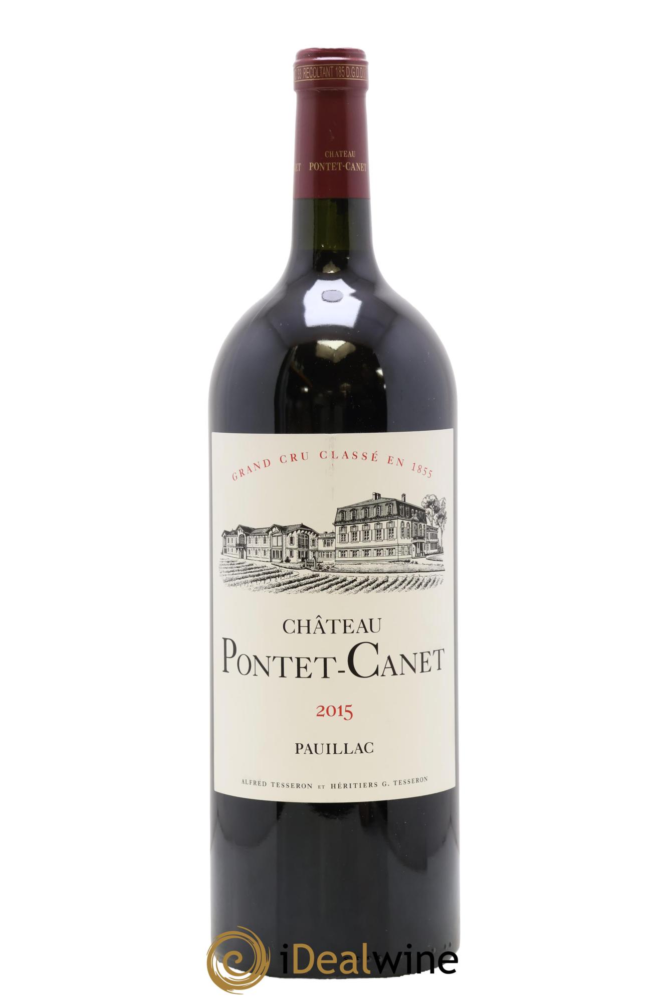 Château Pontet Canet 5ème Grand Cru Classé 2015 - Lot de 1 magnum - 0