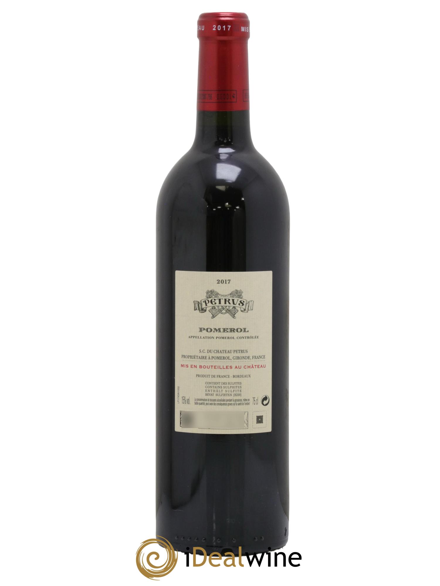 Petrus 2017 - Lot de 1 bouteille - 1