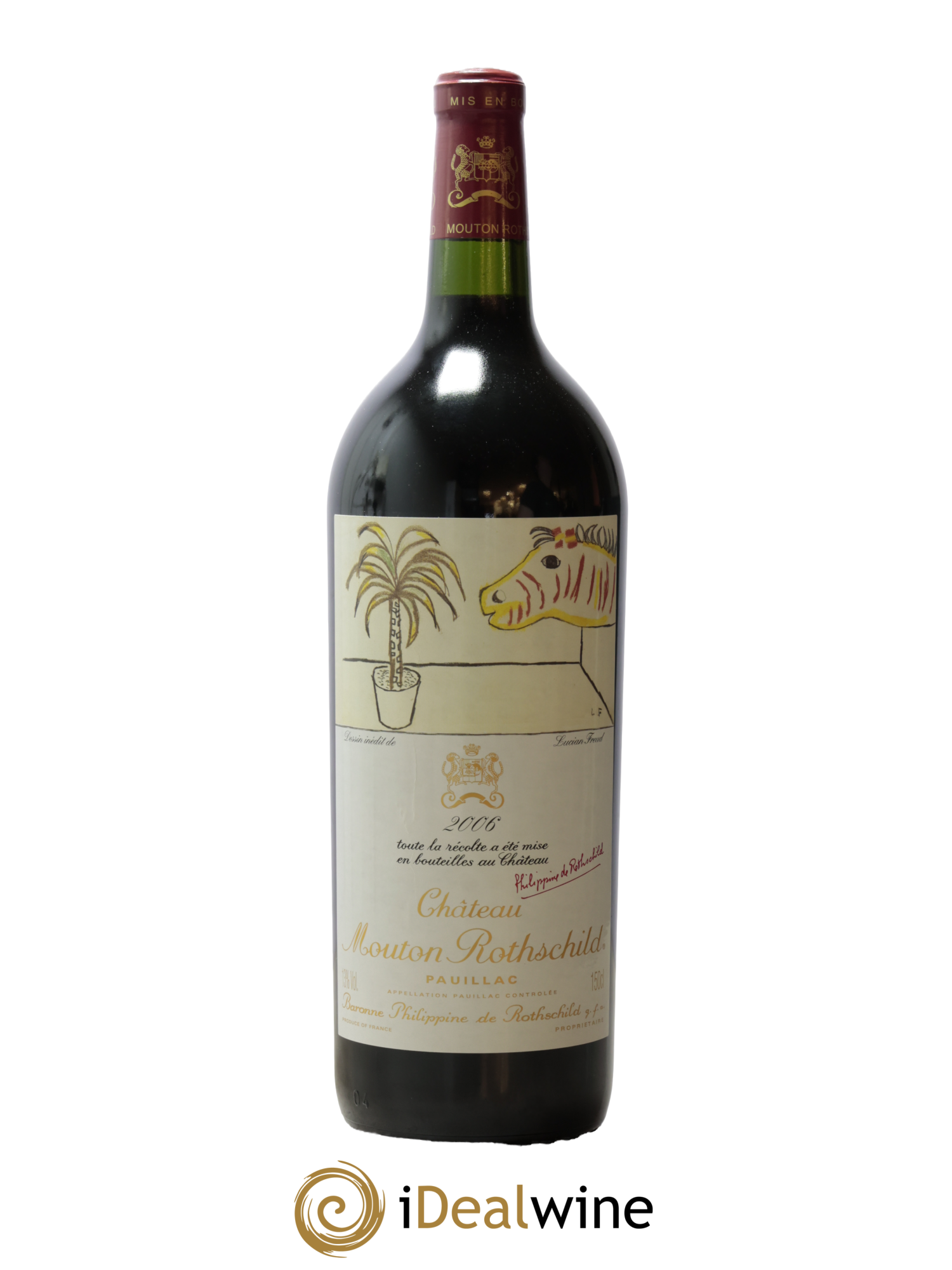 Château Mouton Rothschild 1er Grand Cru Classé 2006 - Lot de 1 magnum - 0