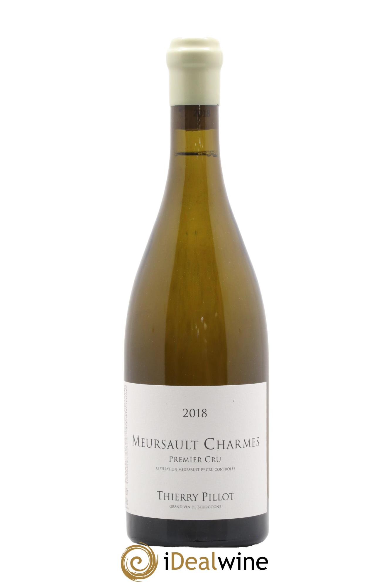Meursault 1er Cru Charmes Domaine Thierry Pillot 2018 - Lot de 1 bouteille - 0