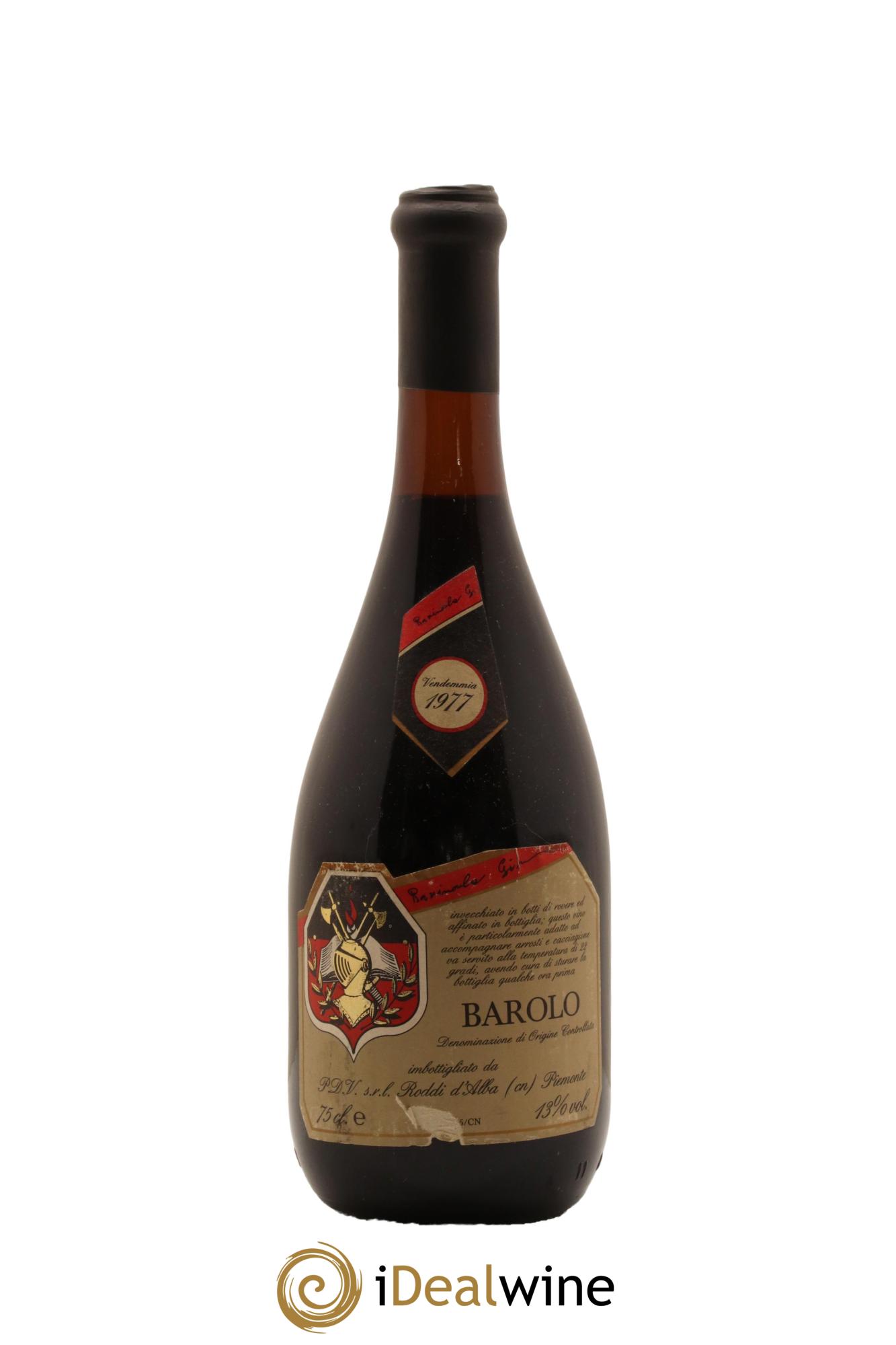 Barolo Roddi d'Alba 1977 - Posten von 1 Flasche - 0