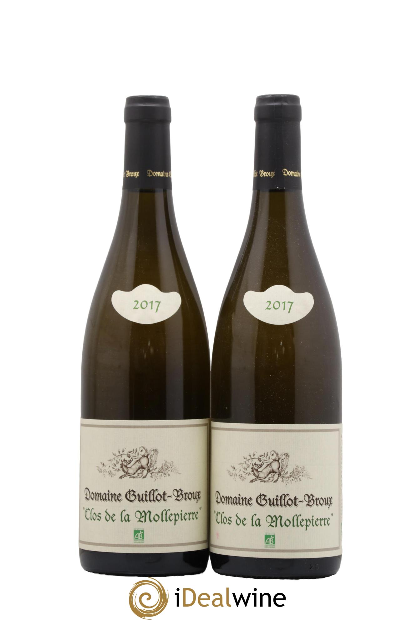 Mâcon-Cruzille Clos De La Mollepierre Guillot-Broux (Domaine) 2017 - Lot de 2 bouteilles - 0