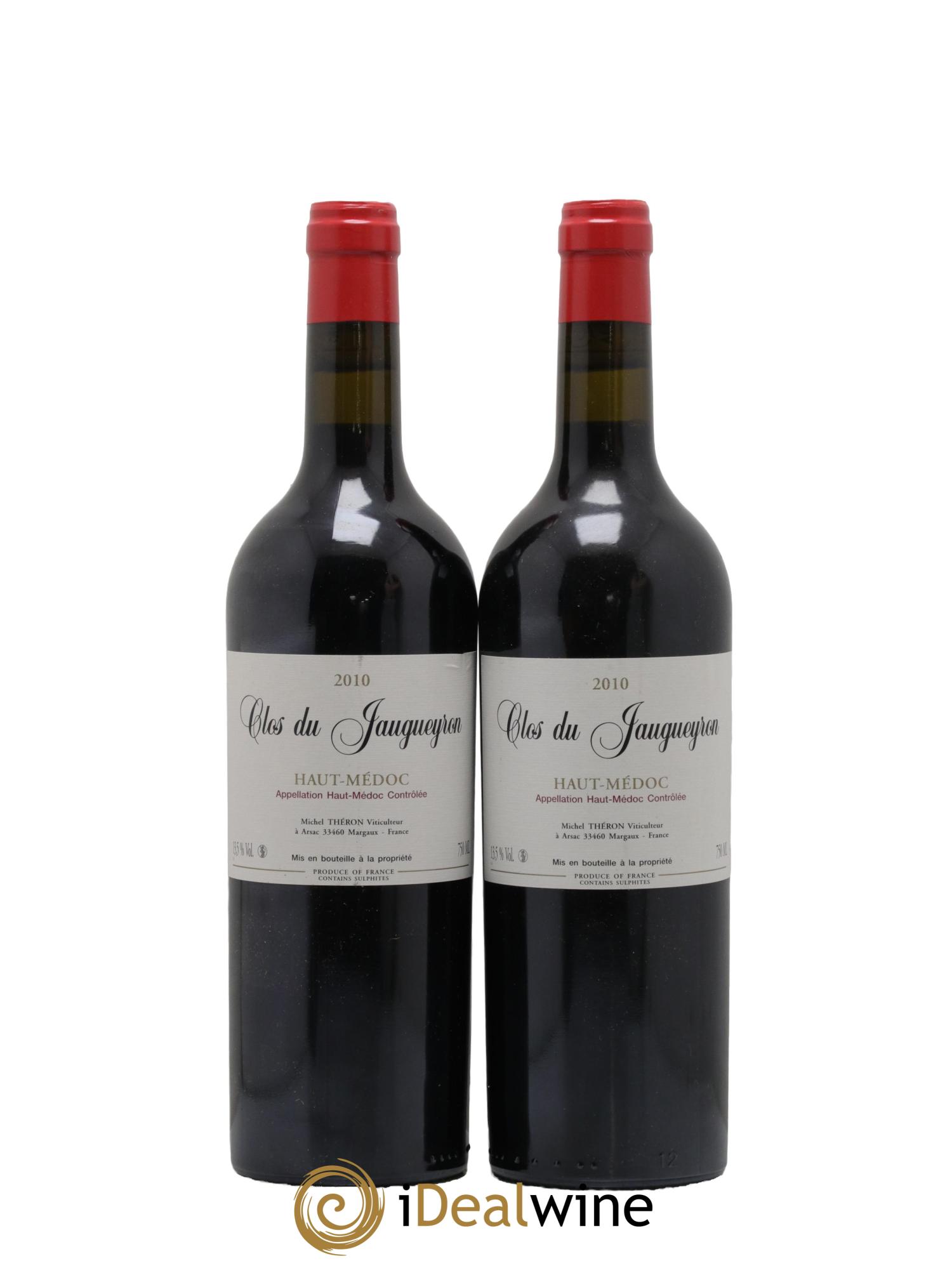 Clos du Jaugueyron 2010 - Lot de 2 bouteilles - 0