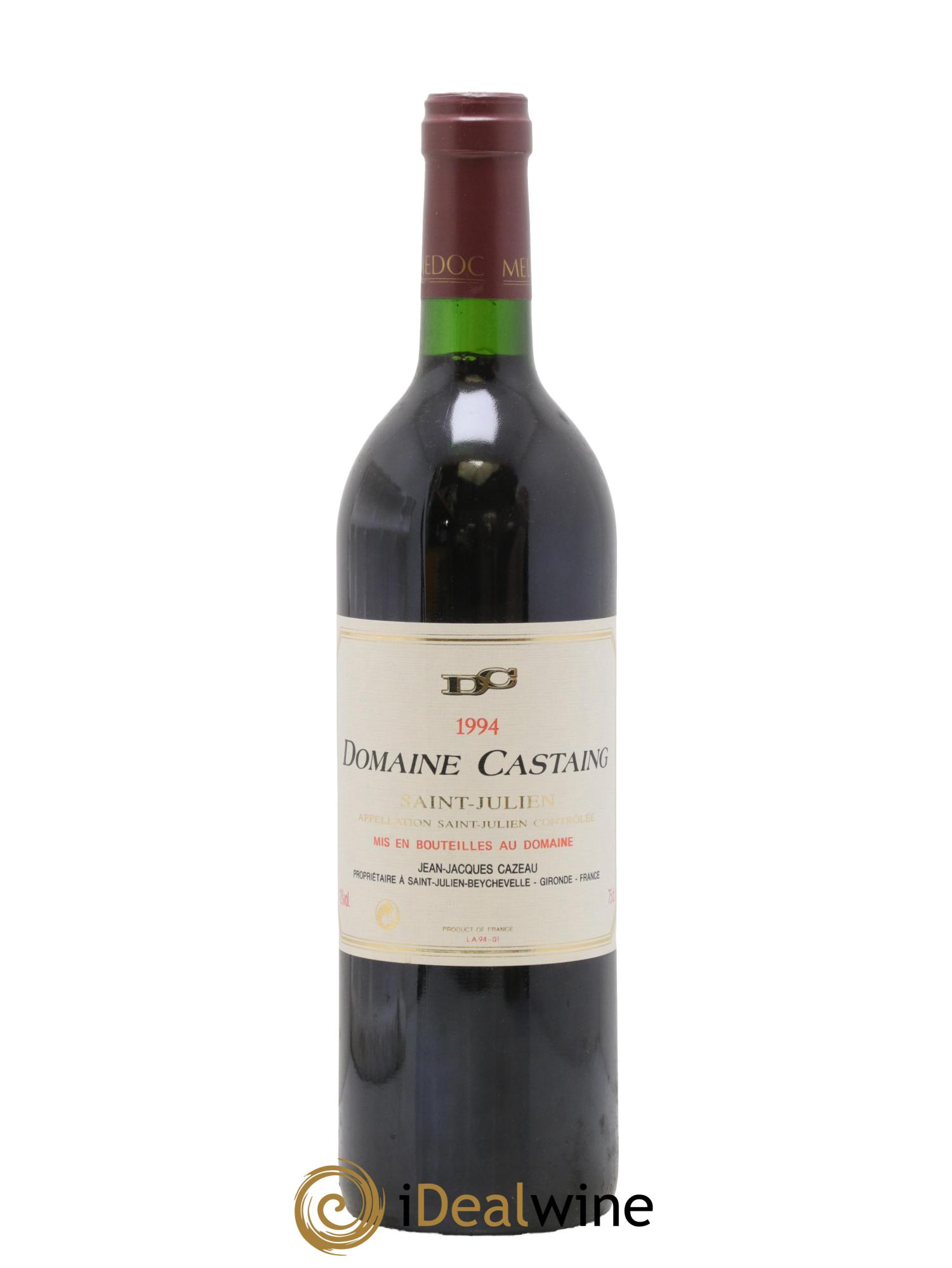 Saint-Julien Domaine Castaing 1994 - Posten von 1 Flasche - 0