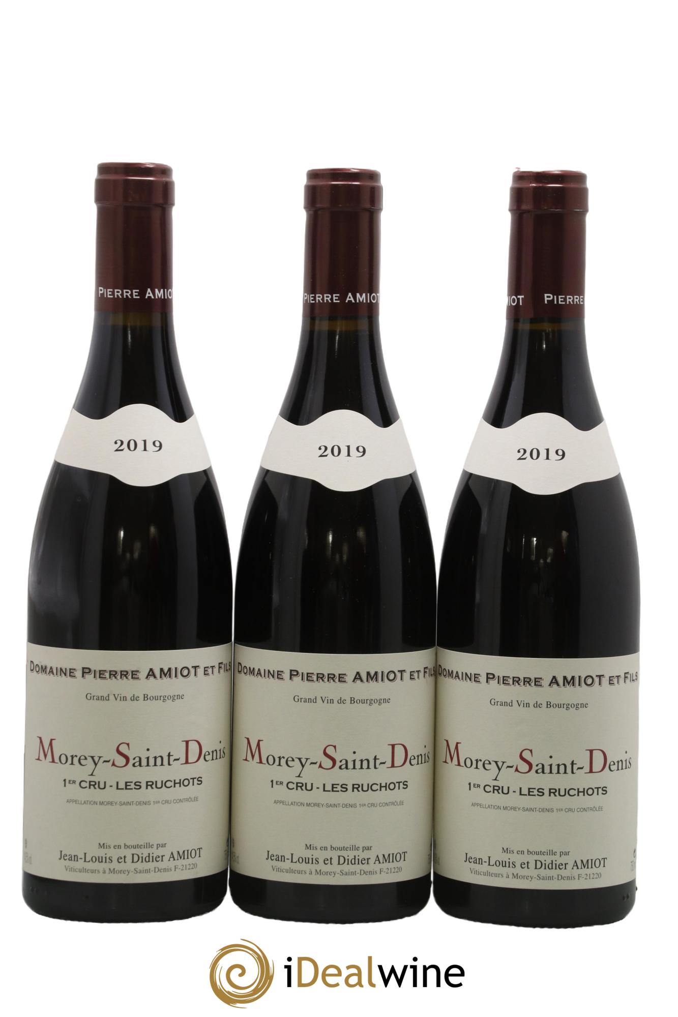 Morey-Saint-Denis 1er Cru Les Ruchots Pierre Amiot et Fils (Domaine) 2019 - Lot de 3 bouteilles - 0