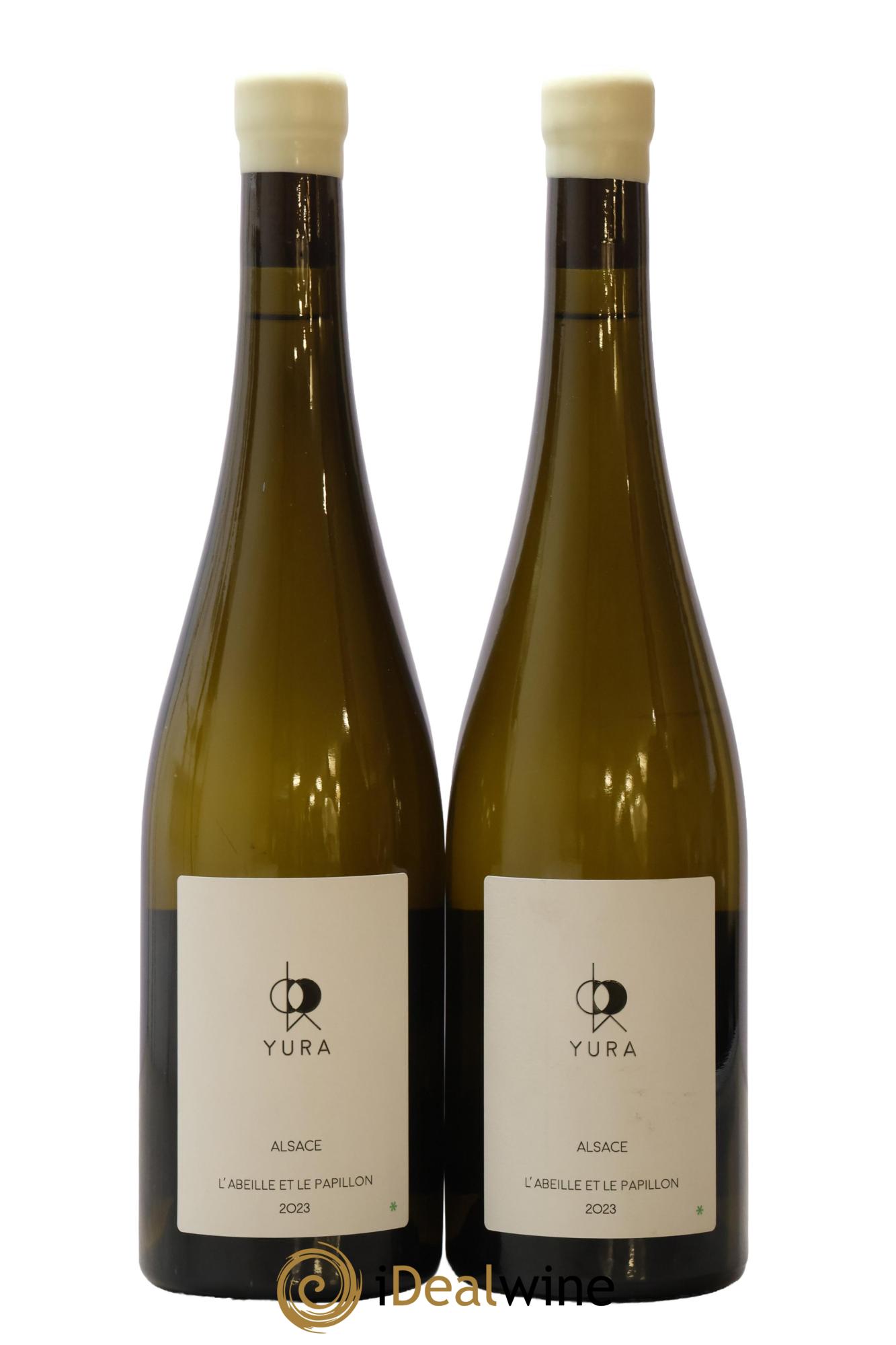 Alsace L'abeille et le papillon Jintaro Yura 2023 - Lot de 2 bouteilles - 0