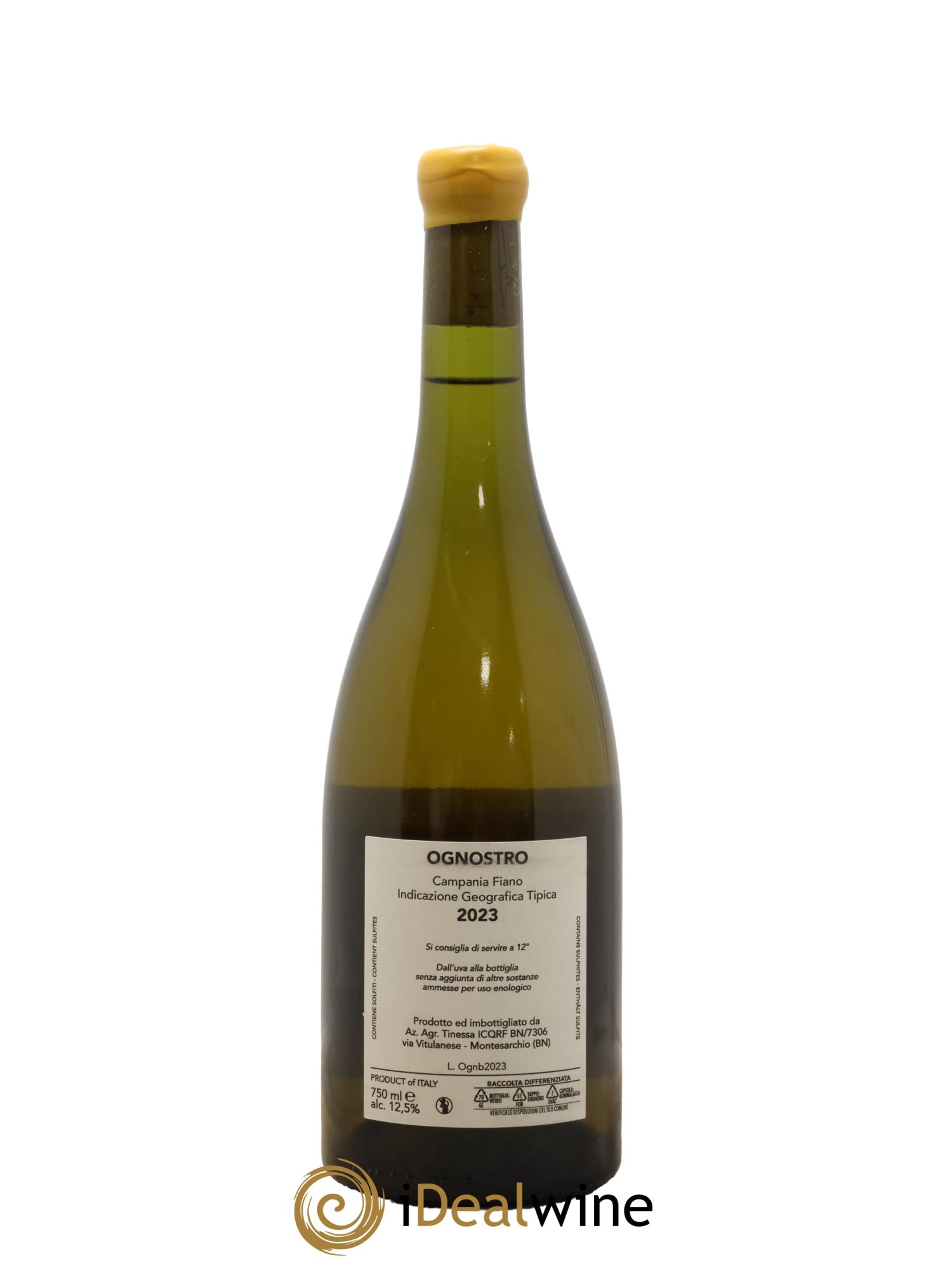 Italie IGT Campania Fiano Ognostro 2023 - Lot de 1 bouteille - 1