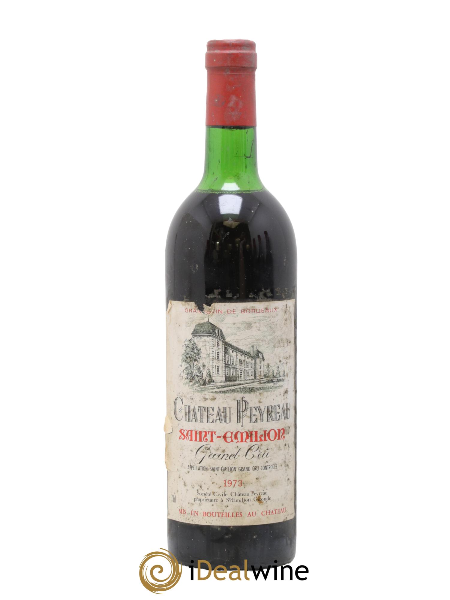 Saint-Émilion Grand Cru Château Peyreau 1973 - Posten von 1 Flasche - 0