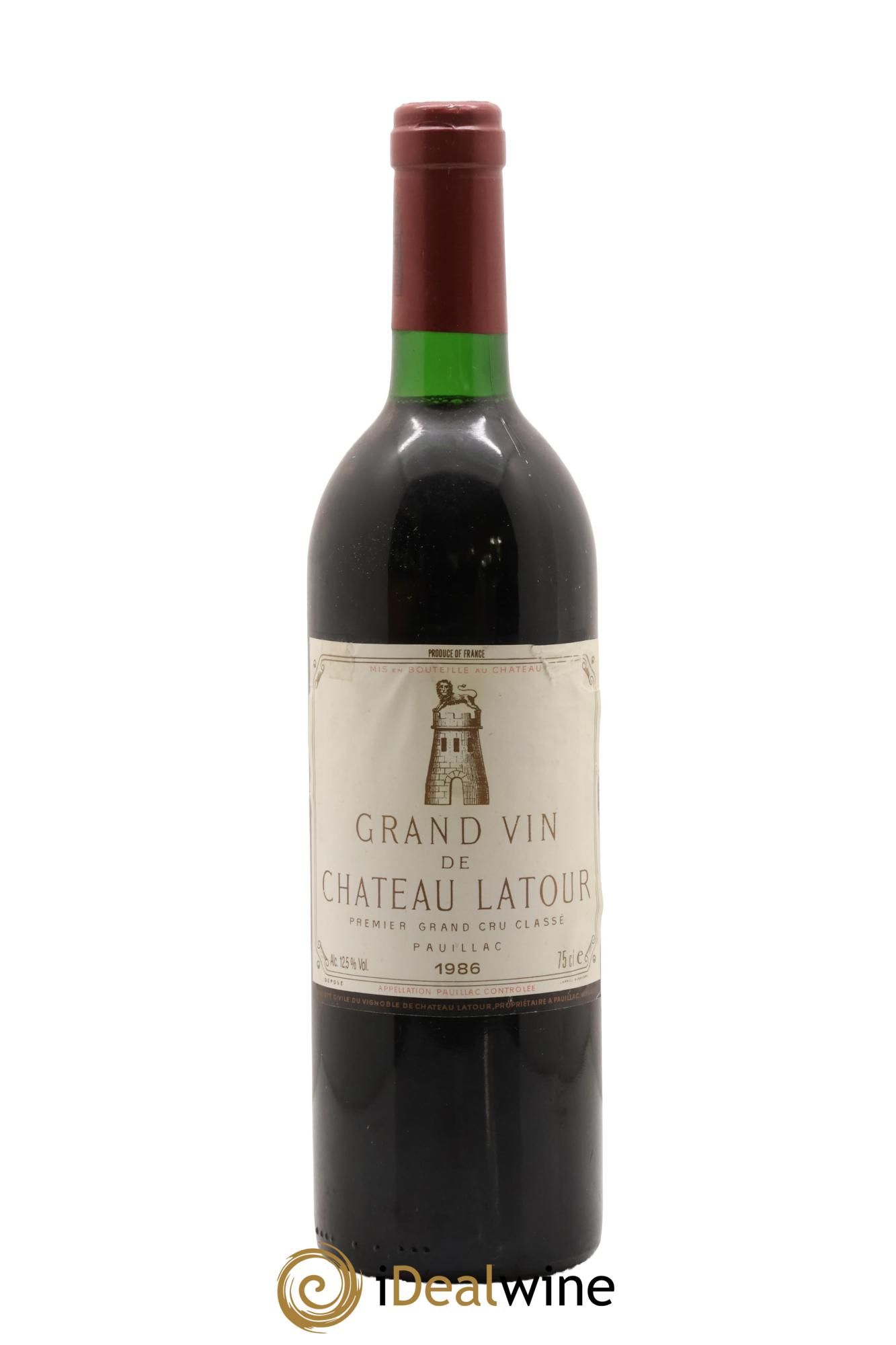 Château Latour 1er Grand Cru Classé 1986 - Posten von 1 Flasche - 0