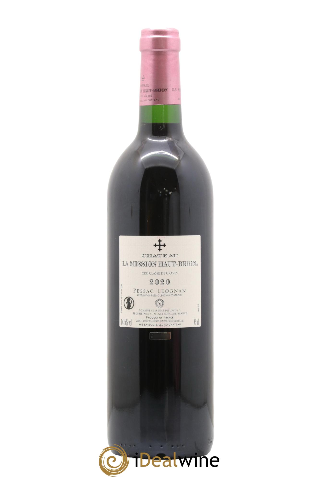 Château la Mission Haut-Brion Cru Classé de Graves 2020 - Lot of 1 bottle - 1