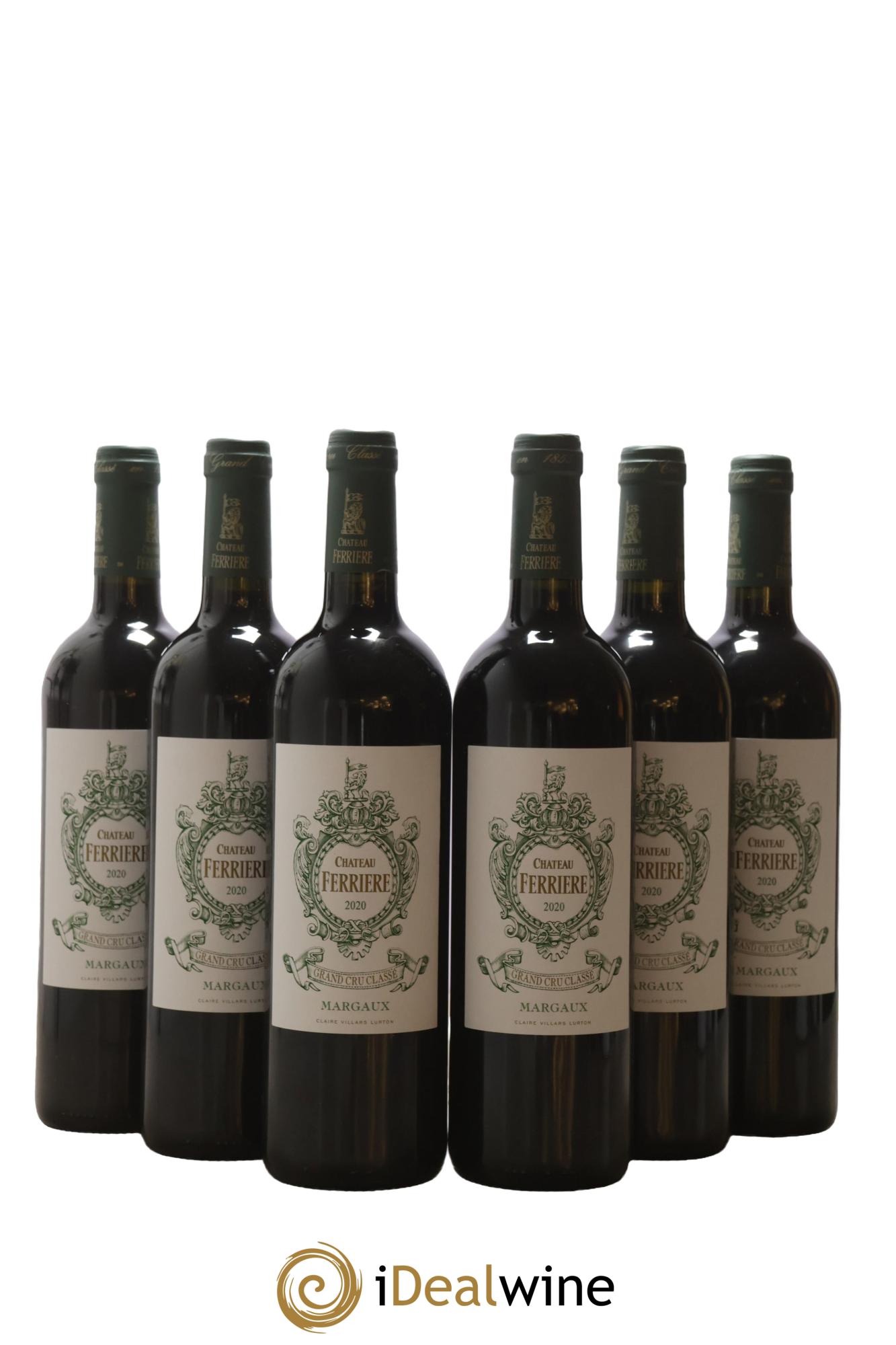 Château Ferrière 3ème Grand Cru Classé 2020 - Lotto di 6 bottiglie - 0