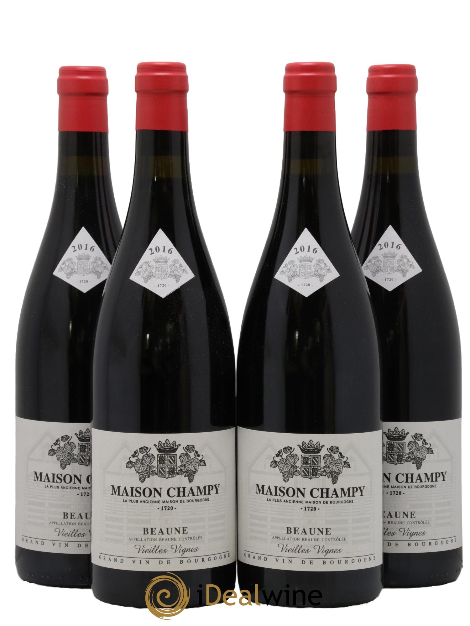 Beaune Vieilles Vignes Maison Champy 2016 - Lot de 4 bouteilles - 0