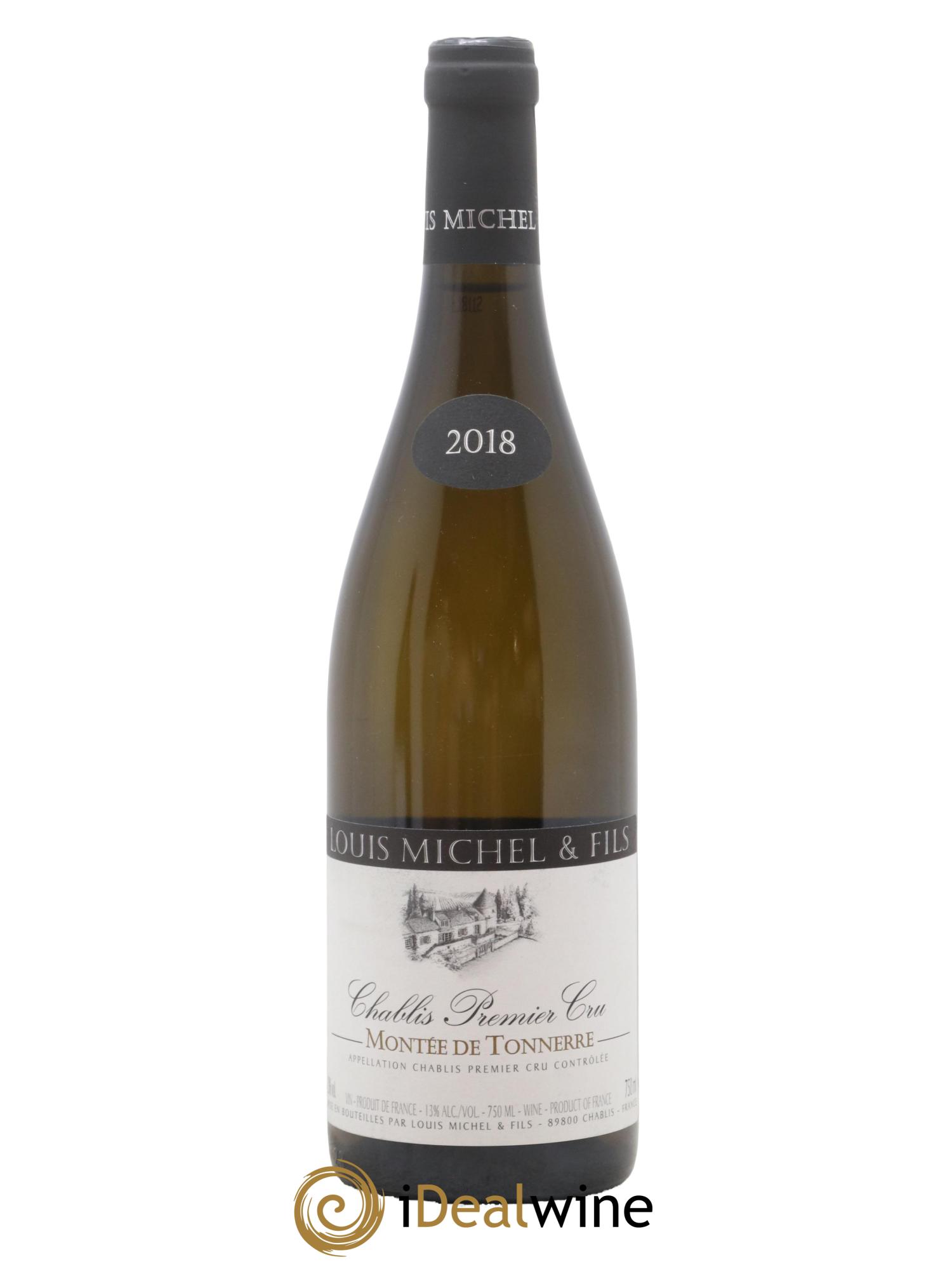 Chablis 1er Cru Montée de Tonnerre Louis Michel et Fils 2018 - Lot de 1 bouteille - 0