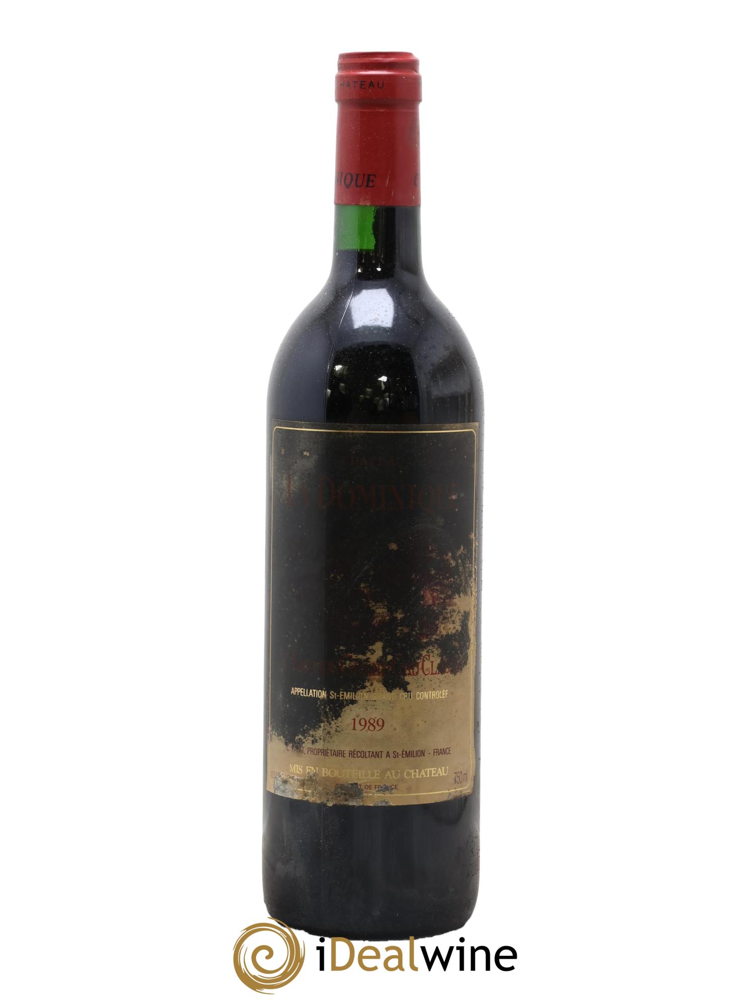 Château la Dominique Grand Cru Classé 1989 - Posten von 1 Flasche - 0