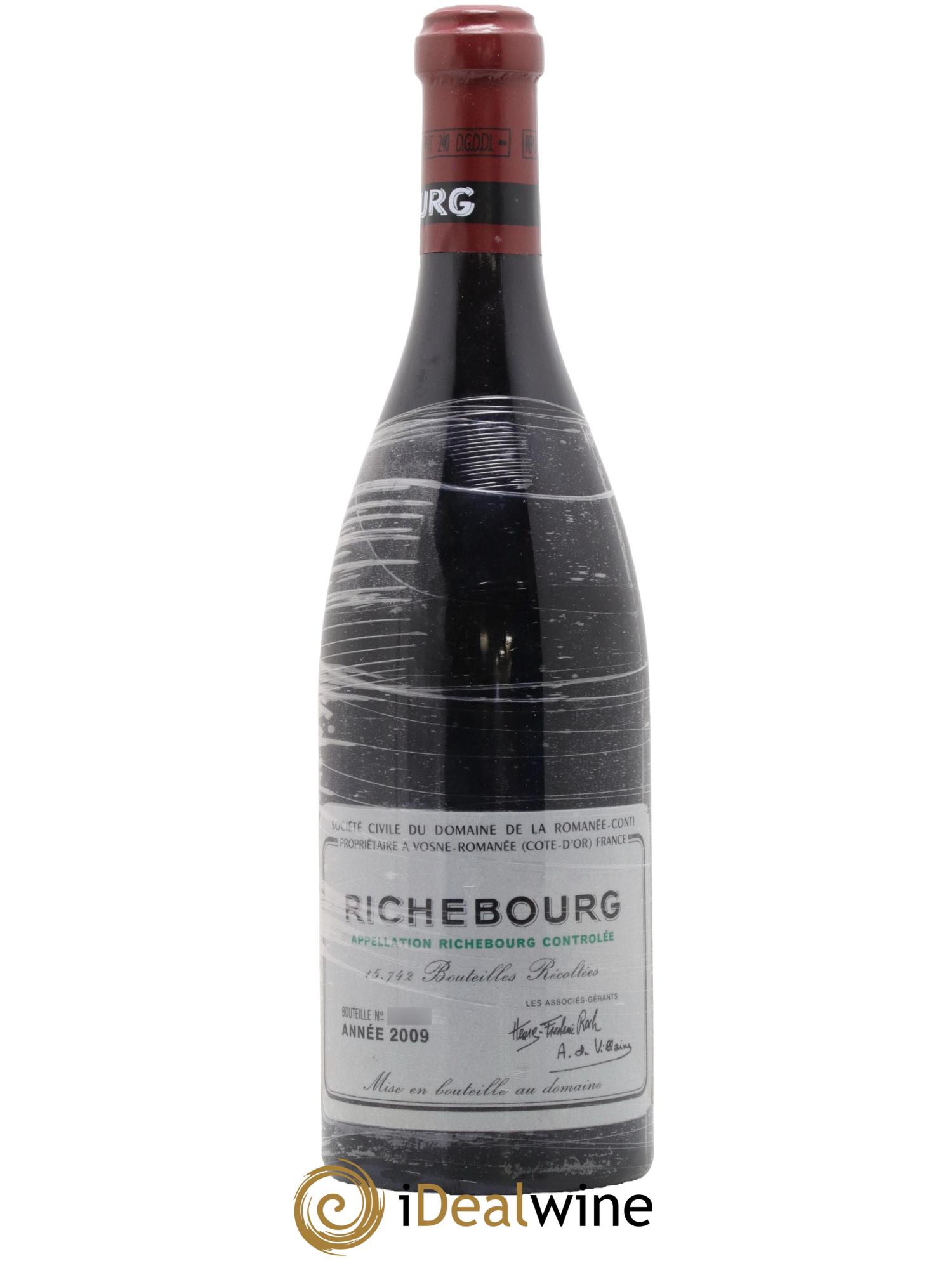Richebourg Grand Cru Domaine de la Romanée-Conti 2009 - Lotto di 1 bottiglia - 0