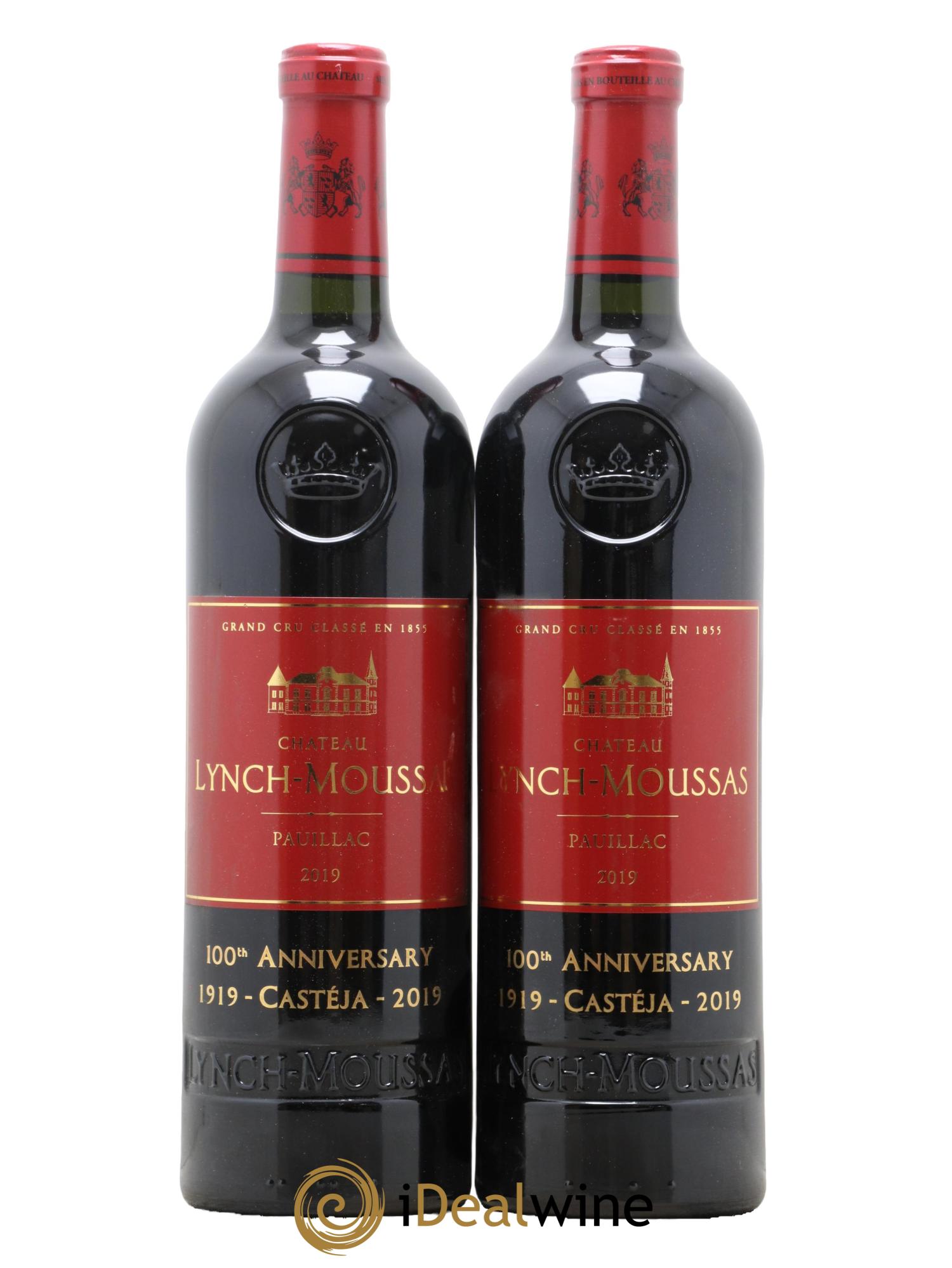 Château Lynch Moussas 5ème Grand Cru Classé 2019 - Lot de 2 bouteilles - 0