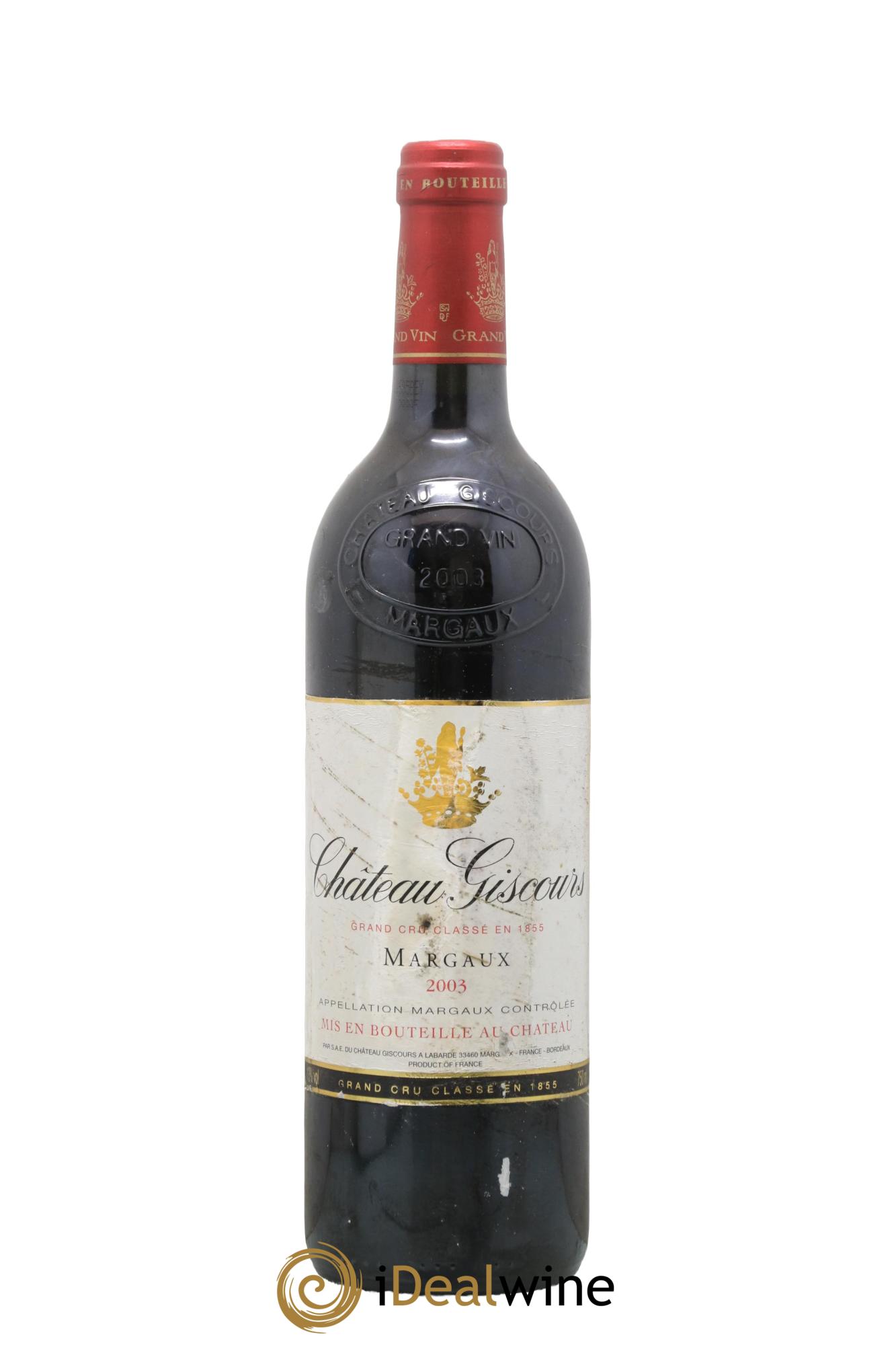 Château Giscours 3ème Grand Cru Classé 2003 - Lot de 1 bouteille - 0