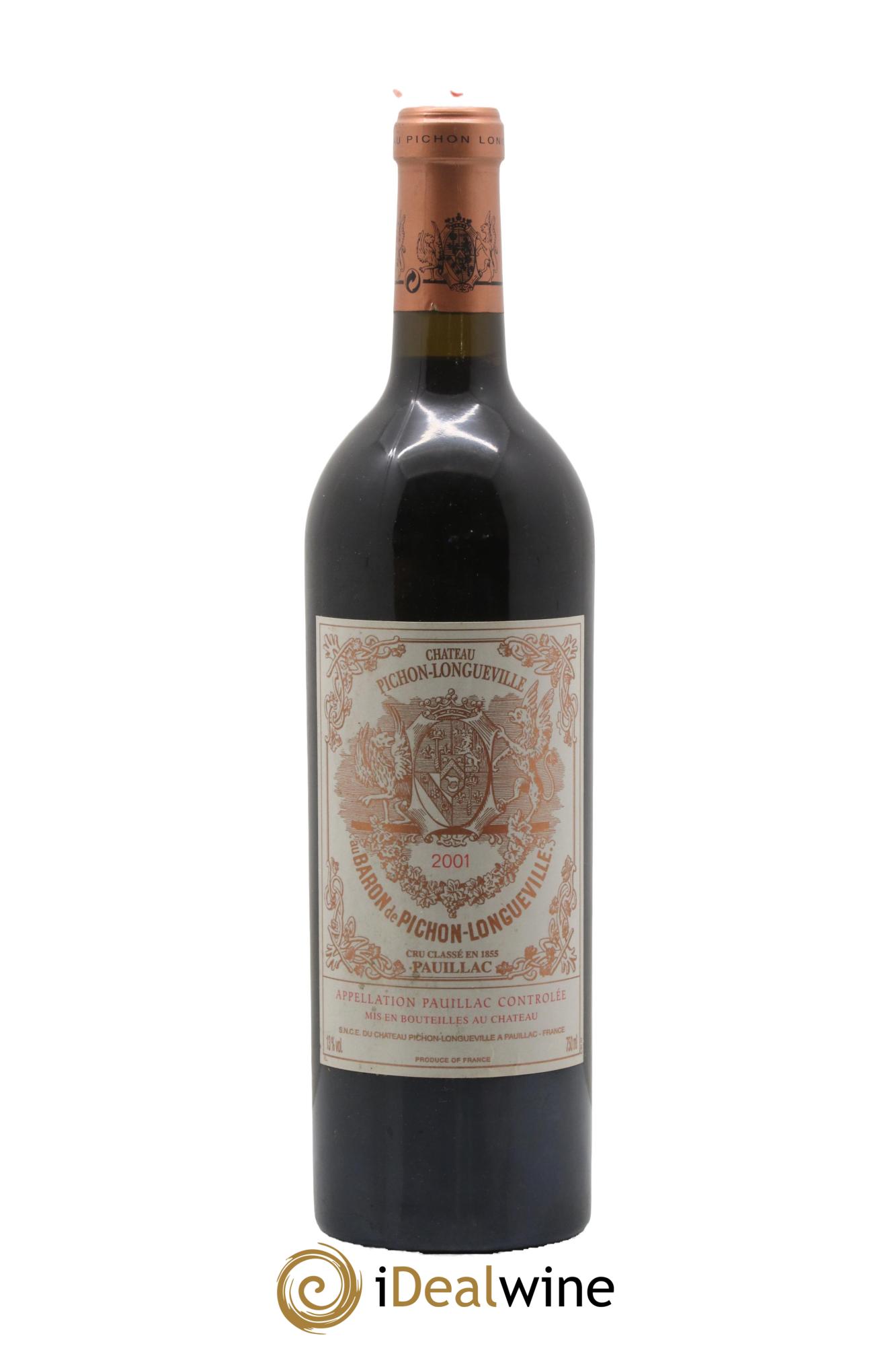 Pichon Longueville Baron 2ème Grand Cru Classé 2001 - Lot de 1 bouteille - 0