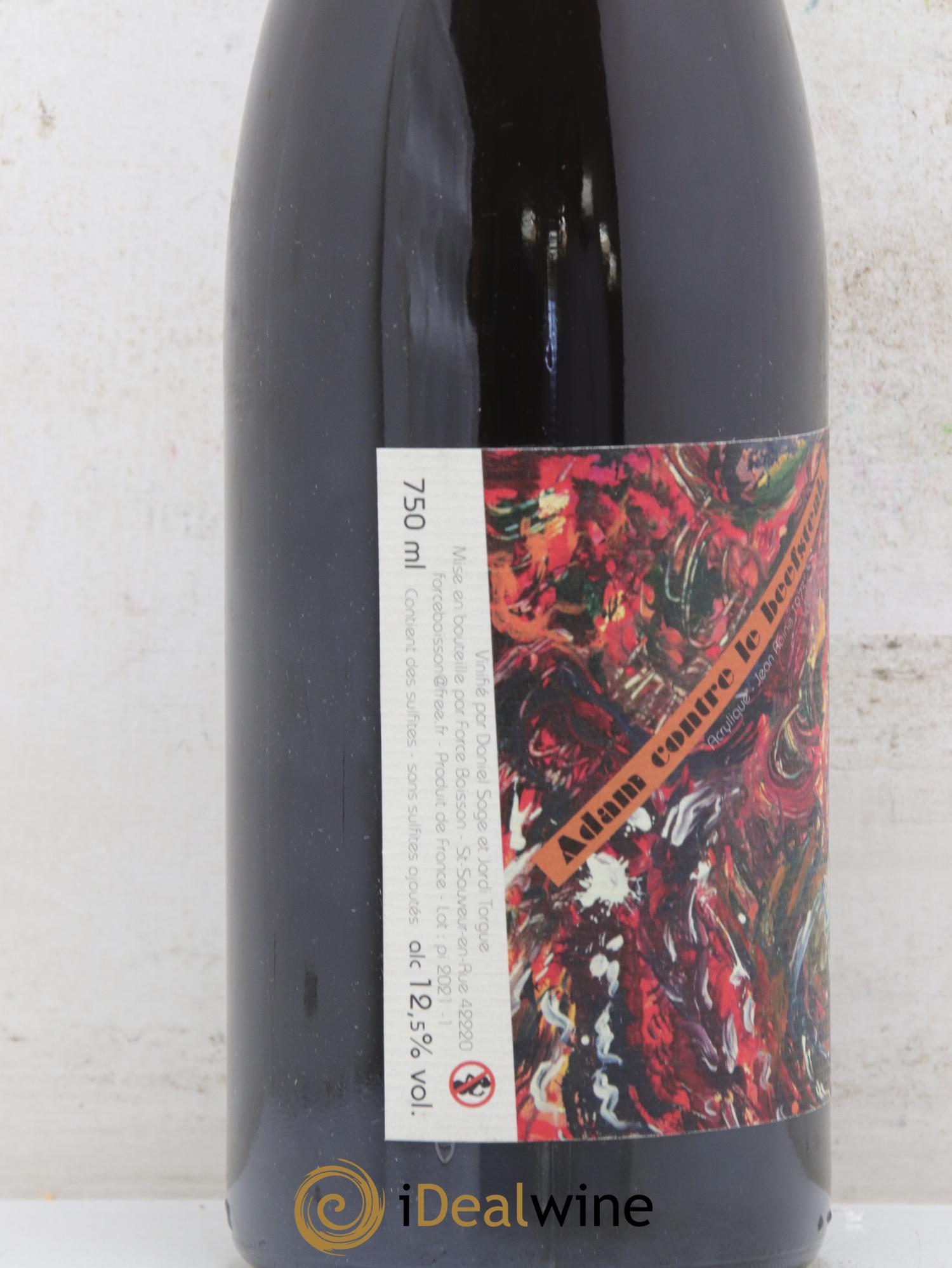 Vin de France Adam Contre le Beefsteak Daniel Sage 2020 - Lotto di 1 bottiglia - 1