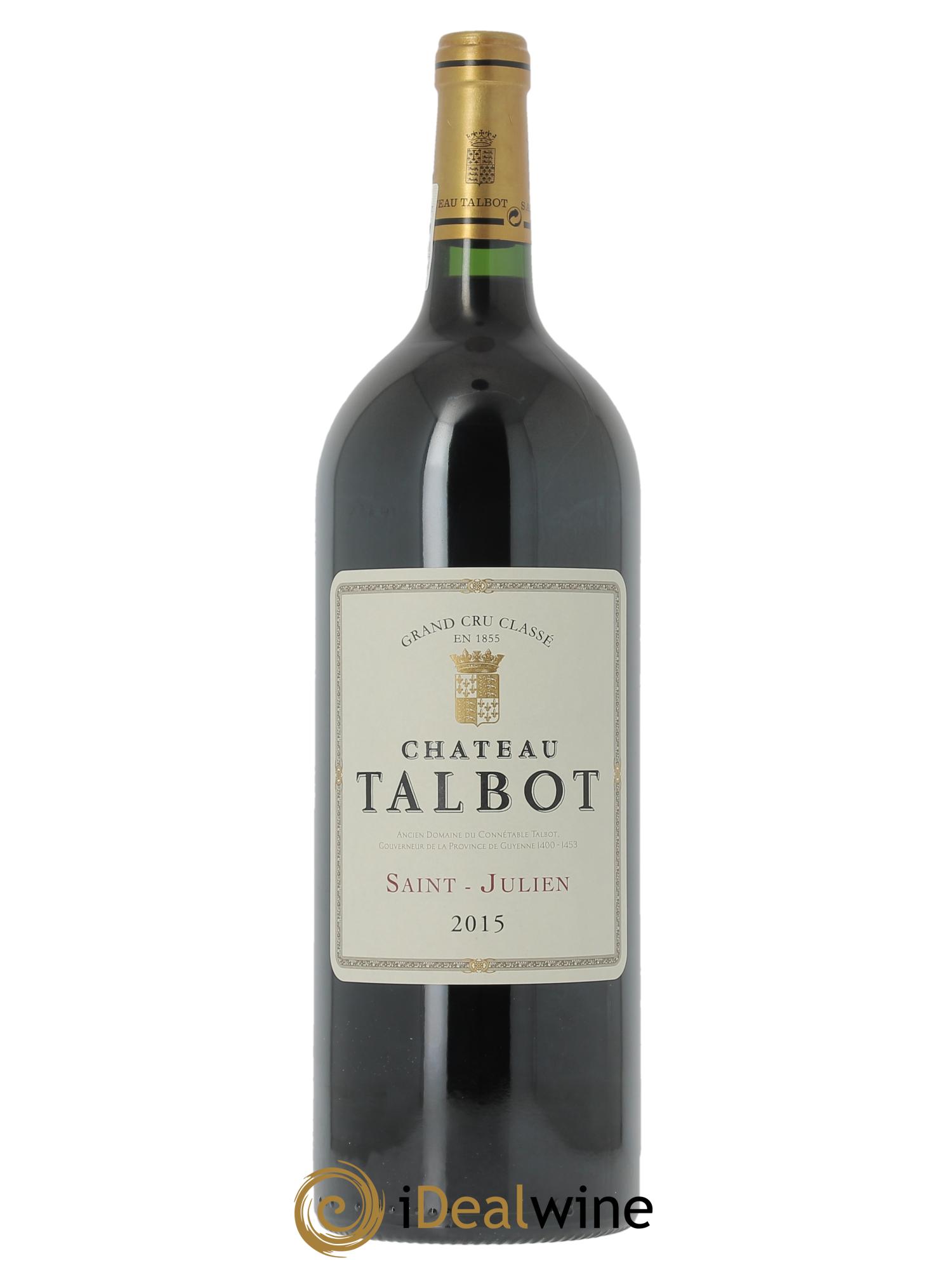 Château Talbot 4ème Grand Cru Classé (CBO a partir de 1 mg) 2015 - Lot de 1 magnum - 1