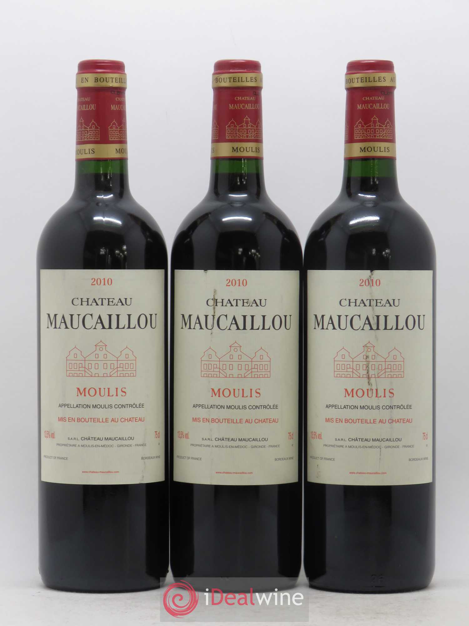 Château Maucaillou 2010 - Lot of 12 bottles - 1