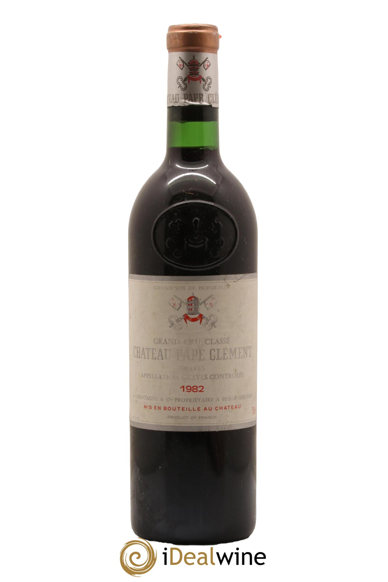 Château Pape Clément Cru Classé de Graves 1982 - Lot de 1 bouteille - 0