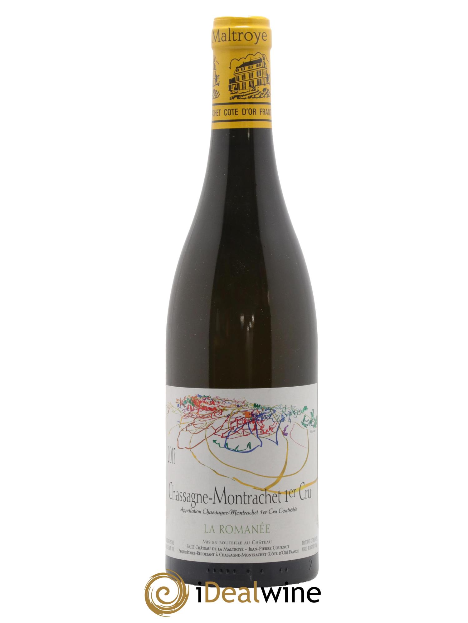 Chassagne-Montrachet 1er Cru La Romanée Château de la Maltroye 2017 - Lotto di 1 bottiglia - 0