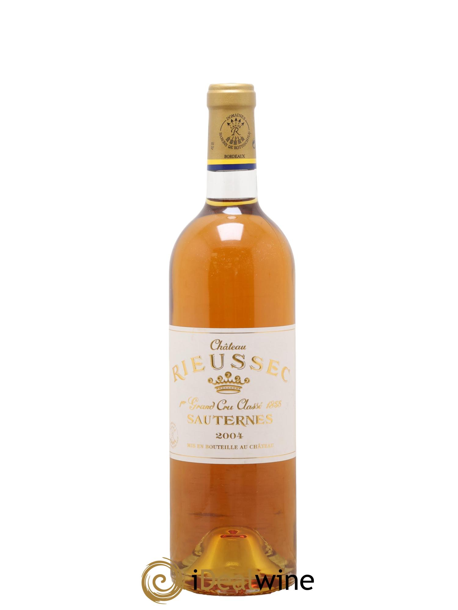 Château Rieussec 1er Grand Cru Classé 2004 - Lot de 1 bouteille - 0