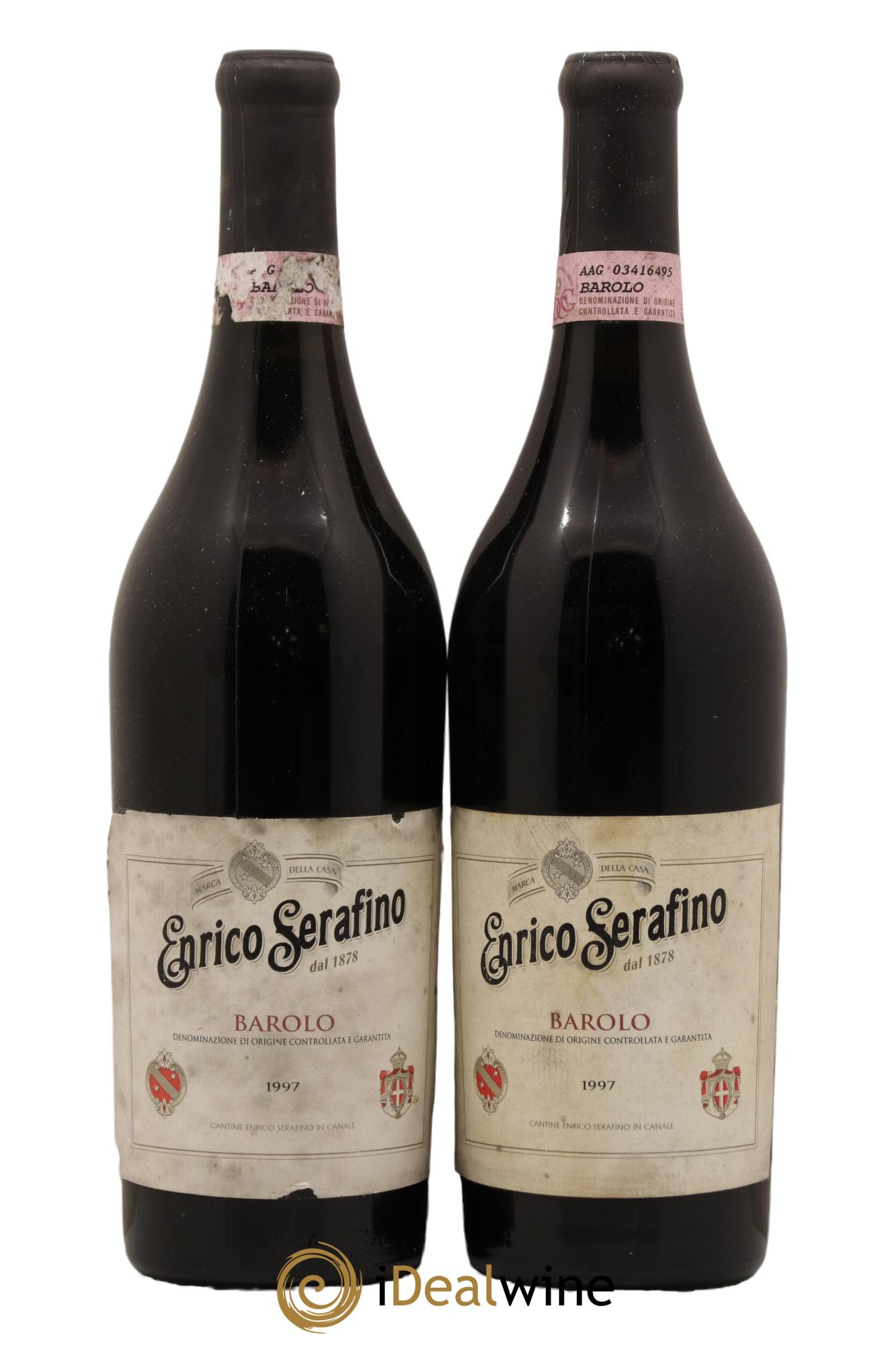 Barolo Enrico Serafino 1997 - Lot de 2 bouteilles - 0