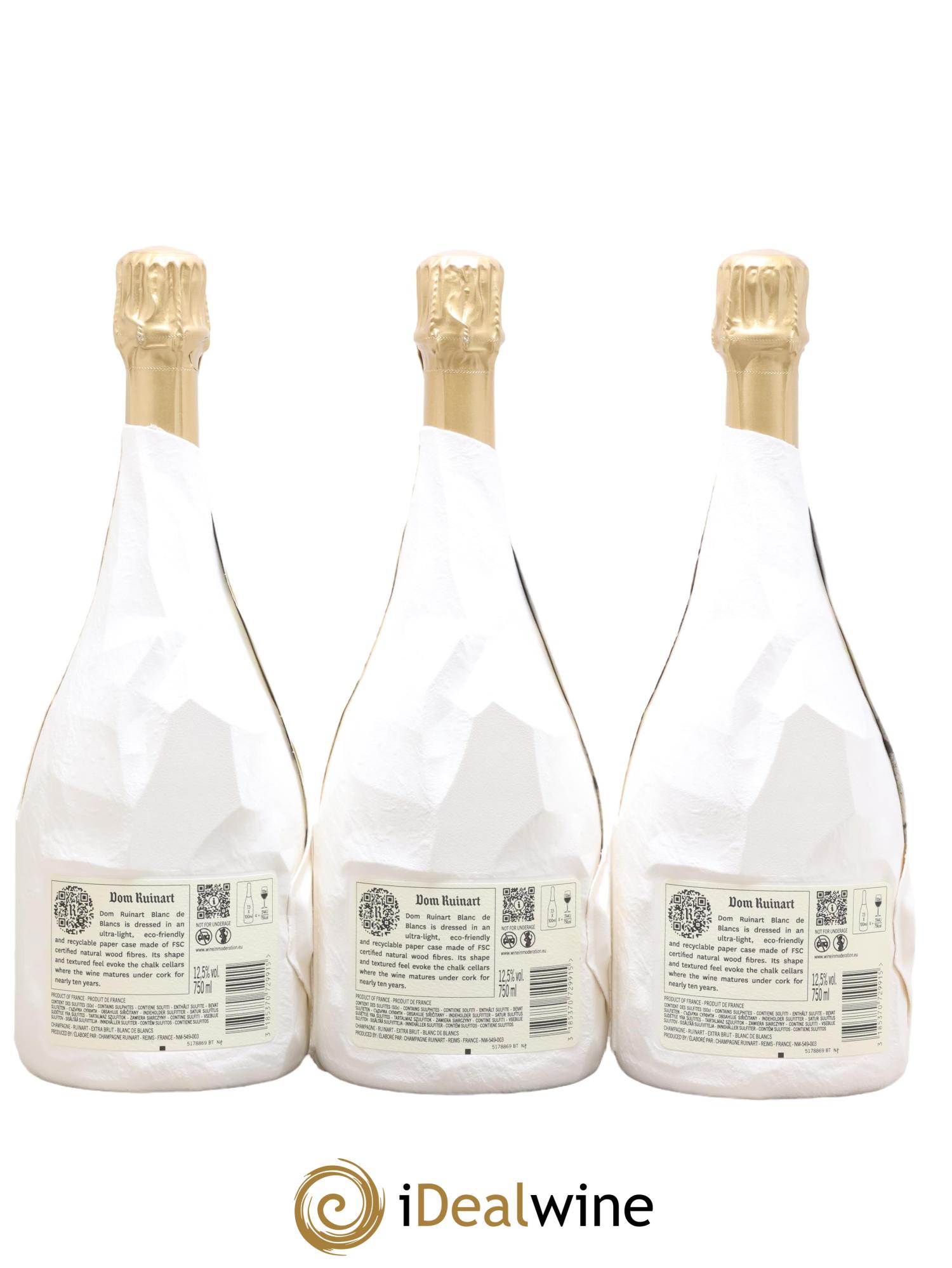 Dom Ruinart Brut Ruinart 2010 - Lot of 3 bottles - 1