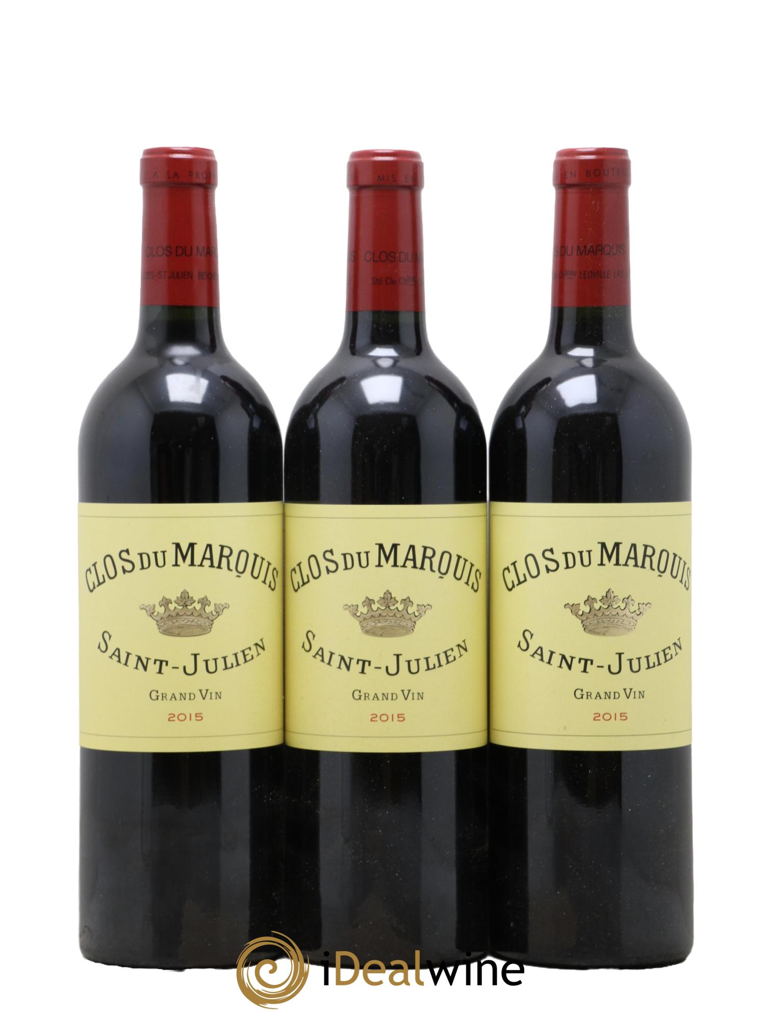 Clos du Marquis 2015 - Lot de 3 bouteilles - 0